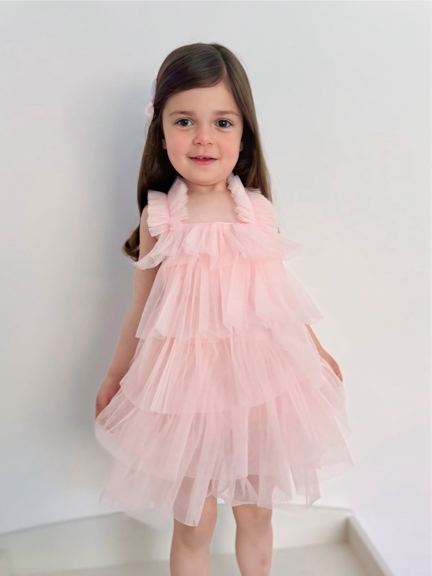 'Lovella' Tulle Romper - Rose & Albert