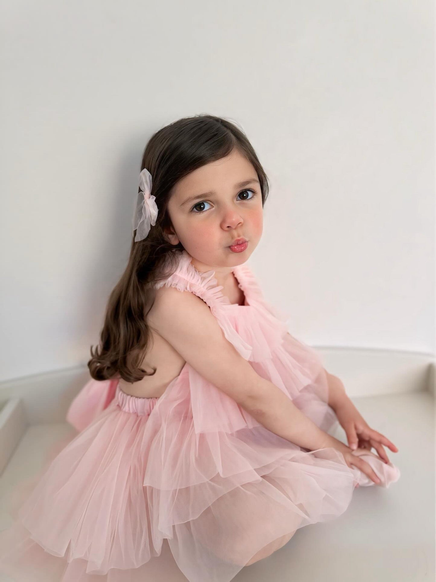 'Lovella' Tulle Romper - Rose & Albert