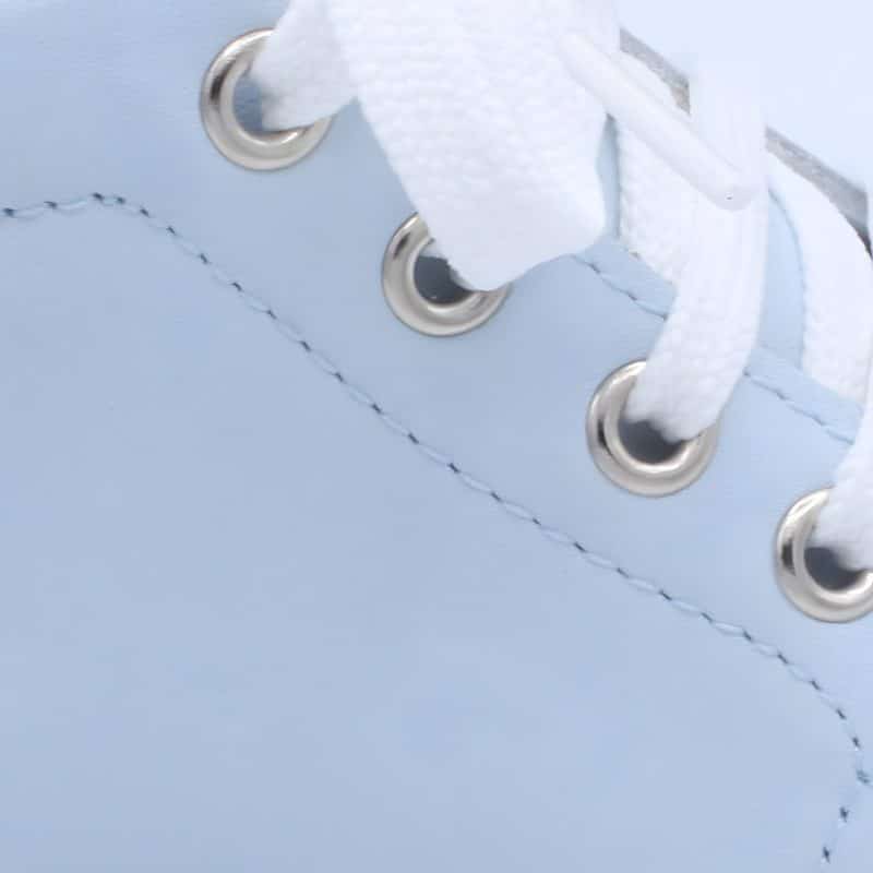 Borboleta Blue 'Danilo' Leather Hi-Top Boots - Rose & Albert