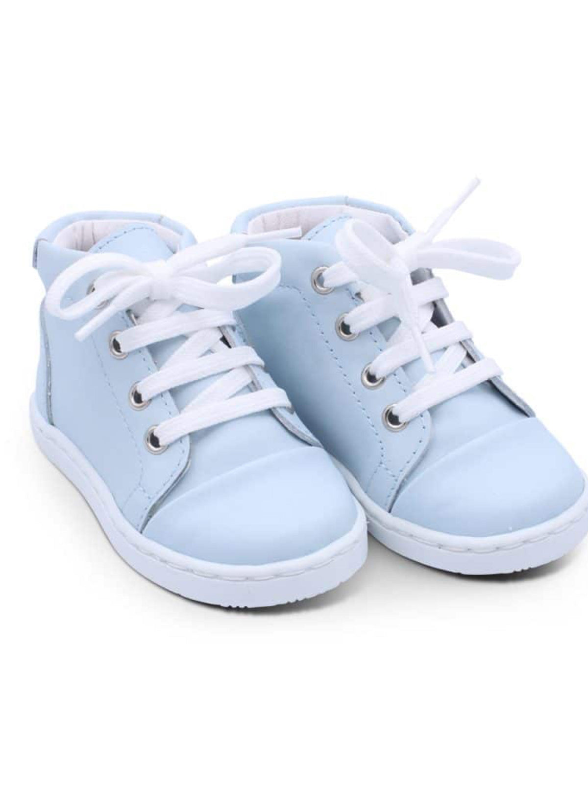 Borboleta Blue 'Danilo' Leather Hi-Top Boots - Rose & Albert