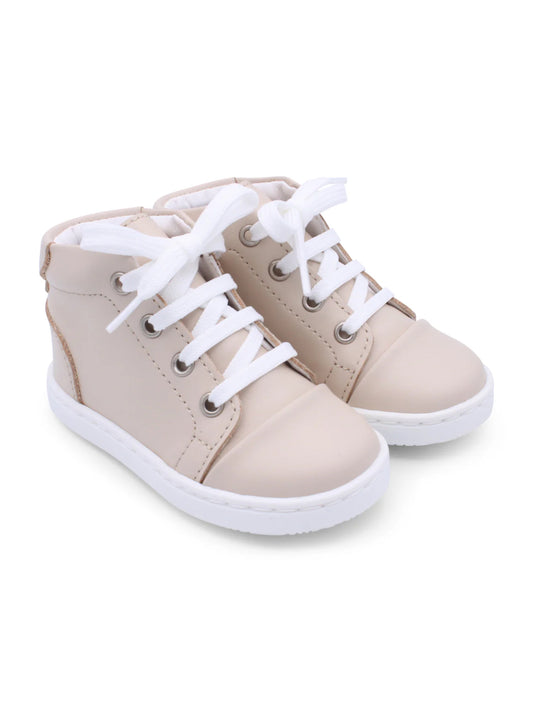 Borboleta Nude 'Danilo' Leather Hi-Top Boots - Rose & Albert