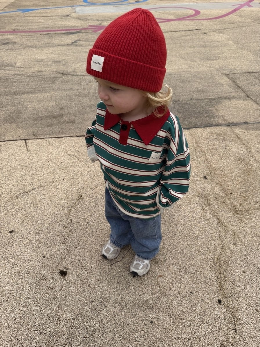 Lux knit beanie - Ketchup