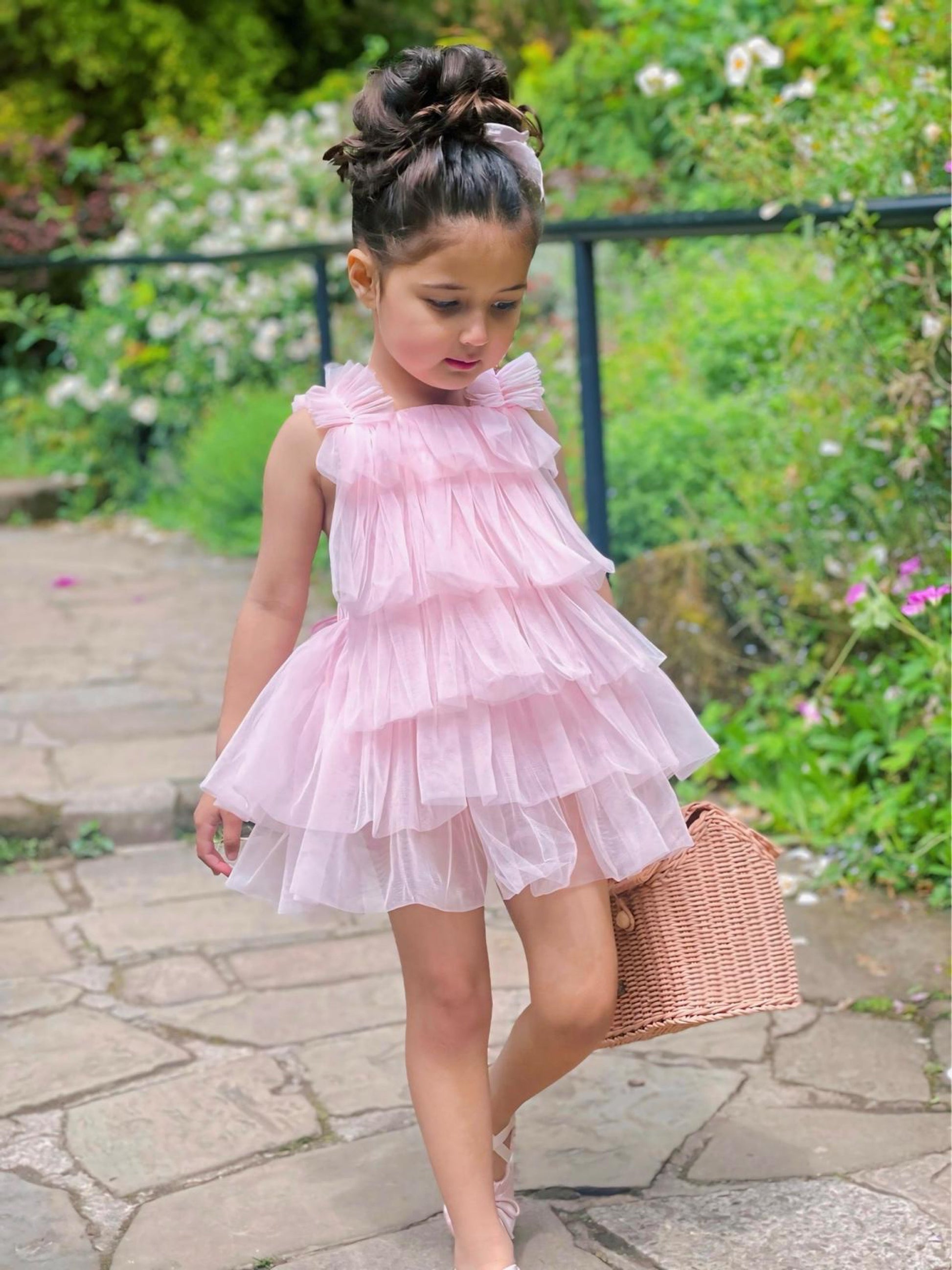 'Lovella' Tulle Romper - Rose & Albert