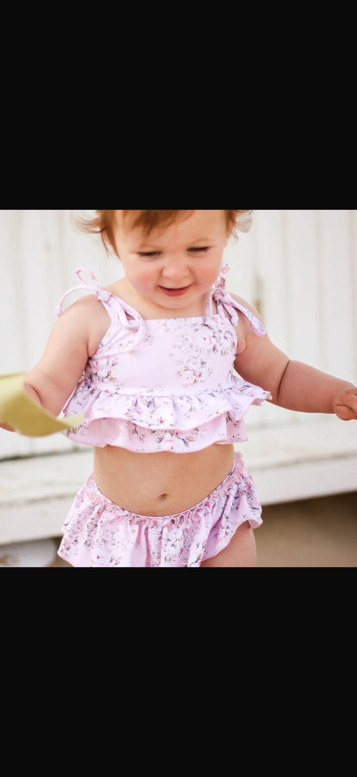 'Heather' frill floral bikini - Rose & Albert