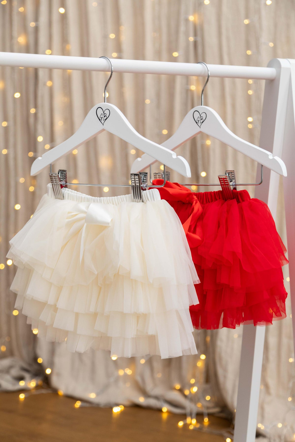 Cream Christmas Branded Luxury Tutu