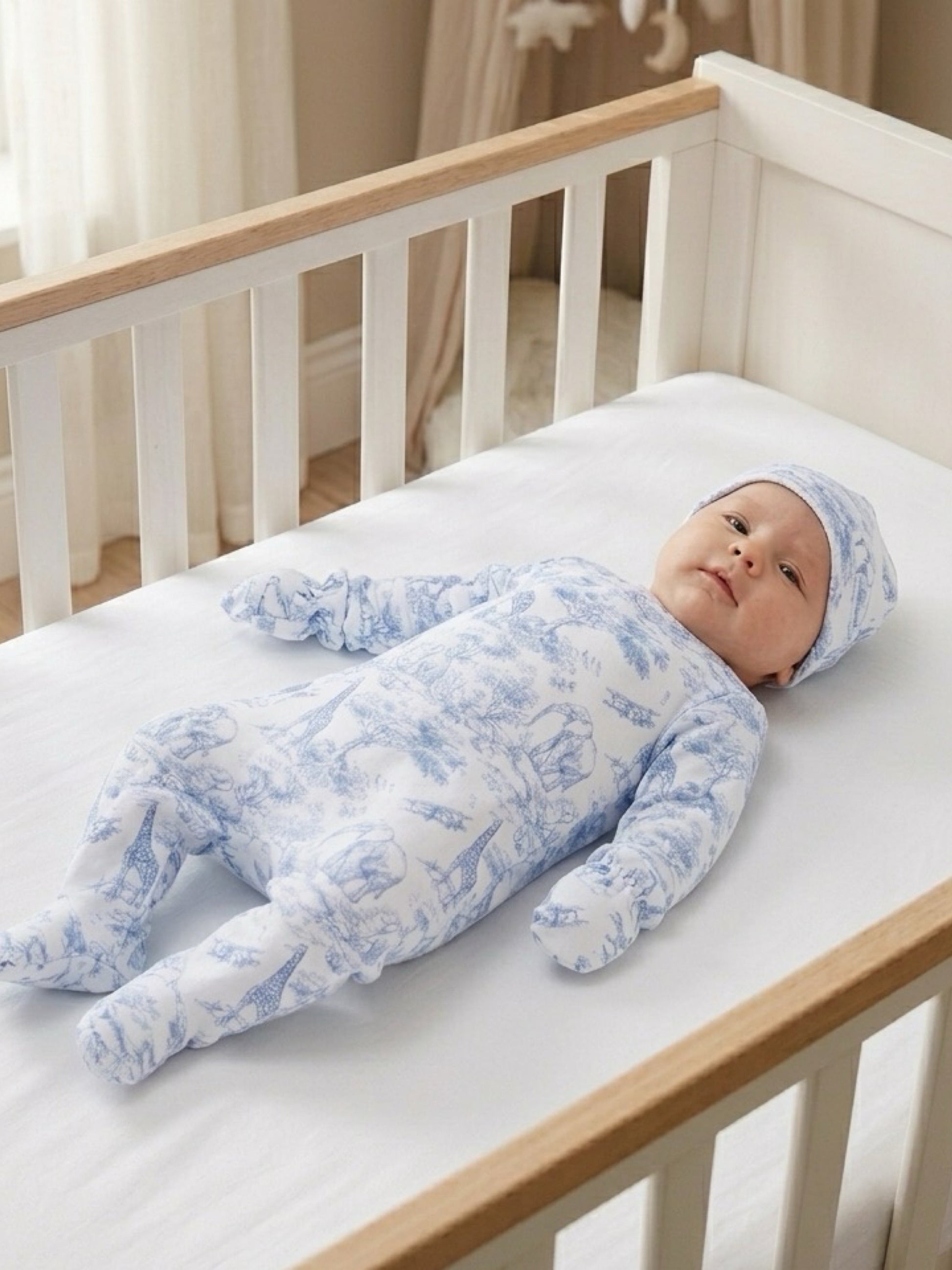 The Little Toile Blue 3 piece set - Rose & Albert