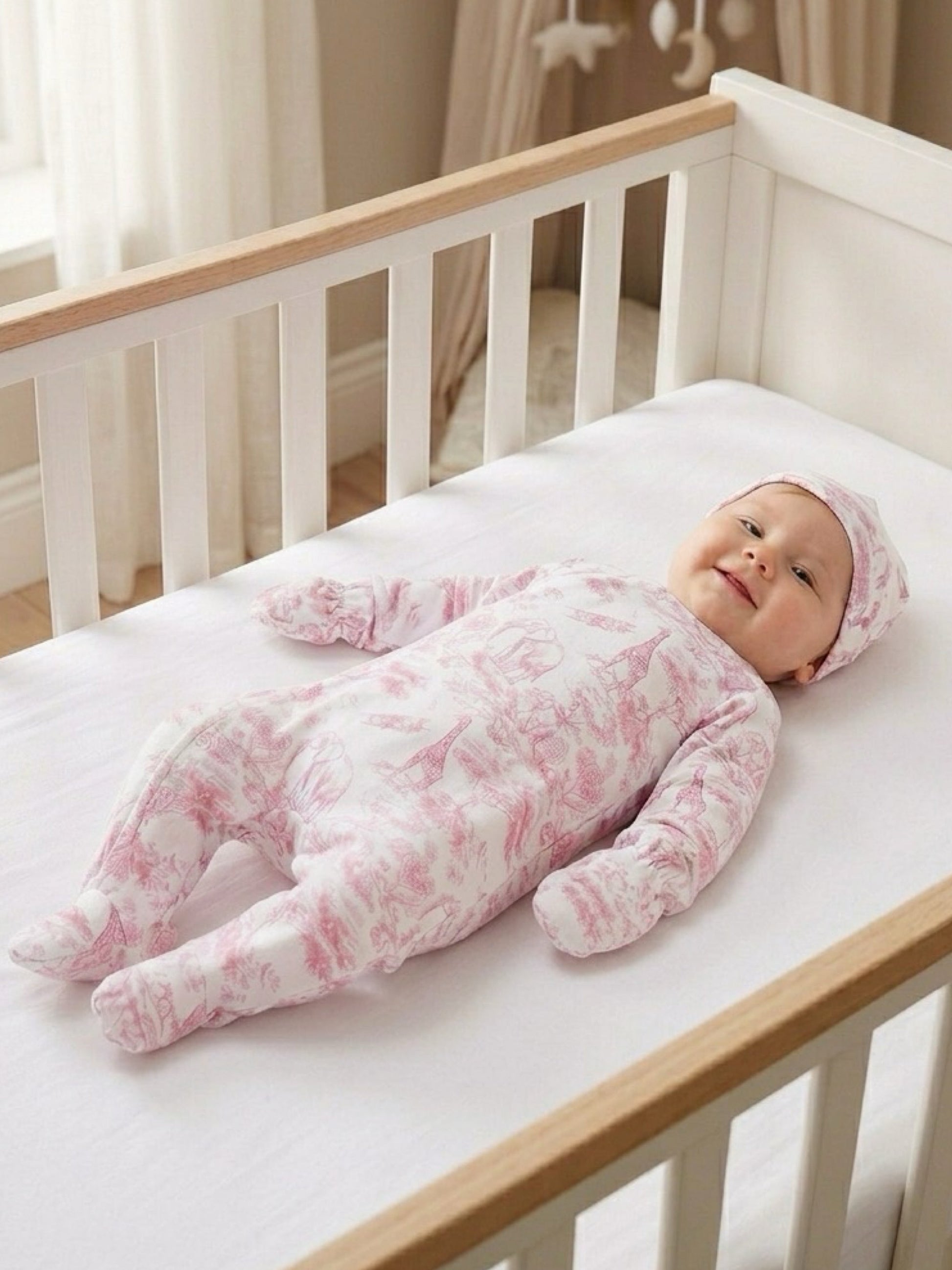 The Little Toile Pink 3 piece set - Rose & Albert