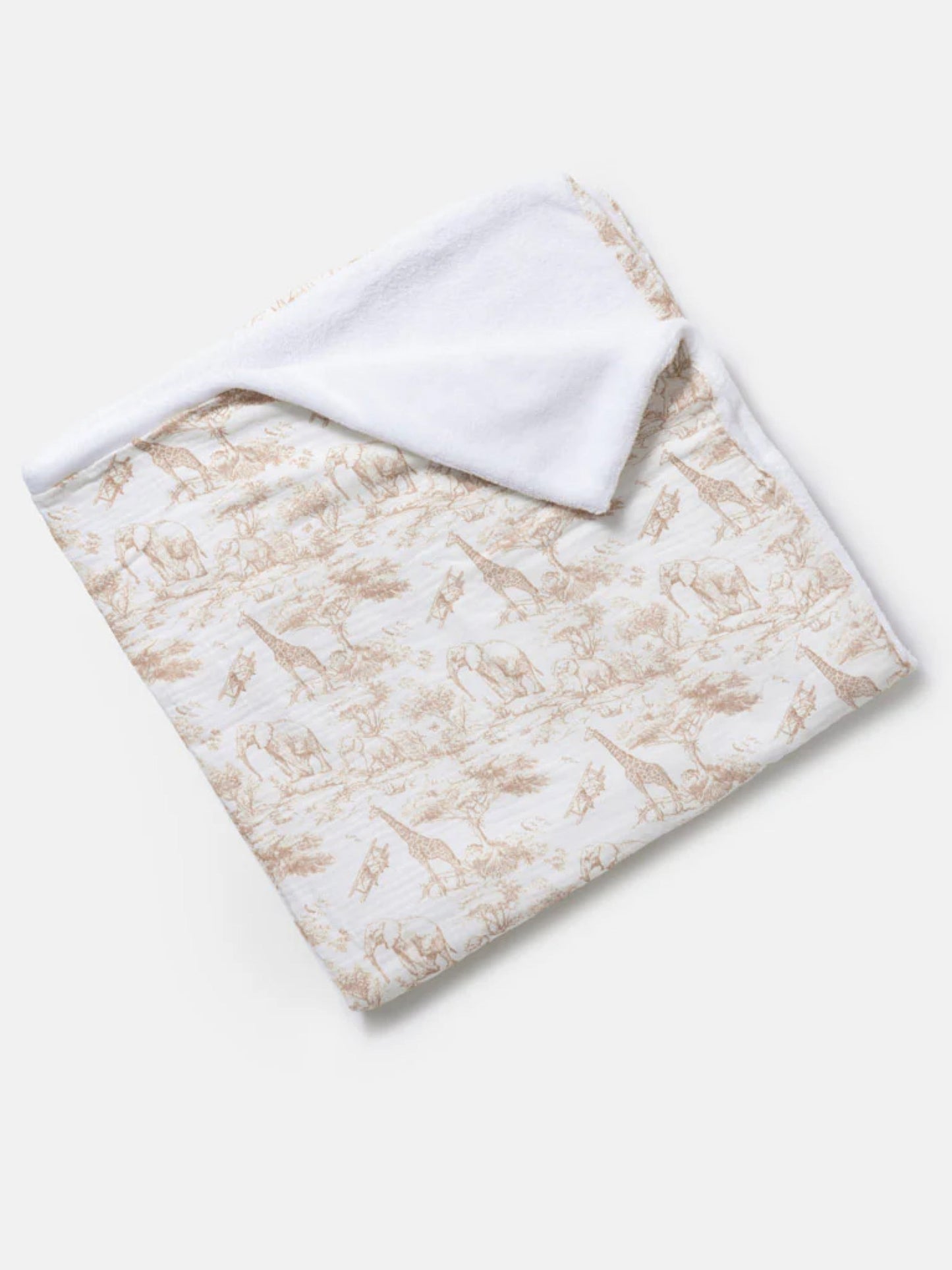 The Little Toile Natural Blanket - Rose & Albert