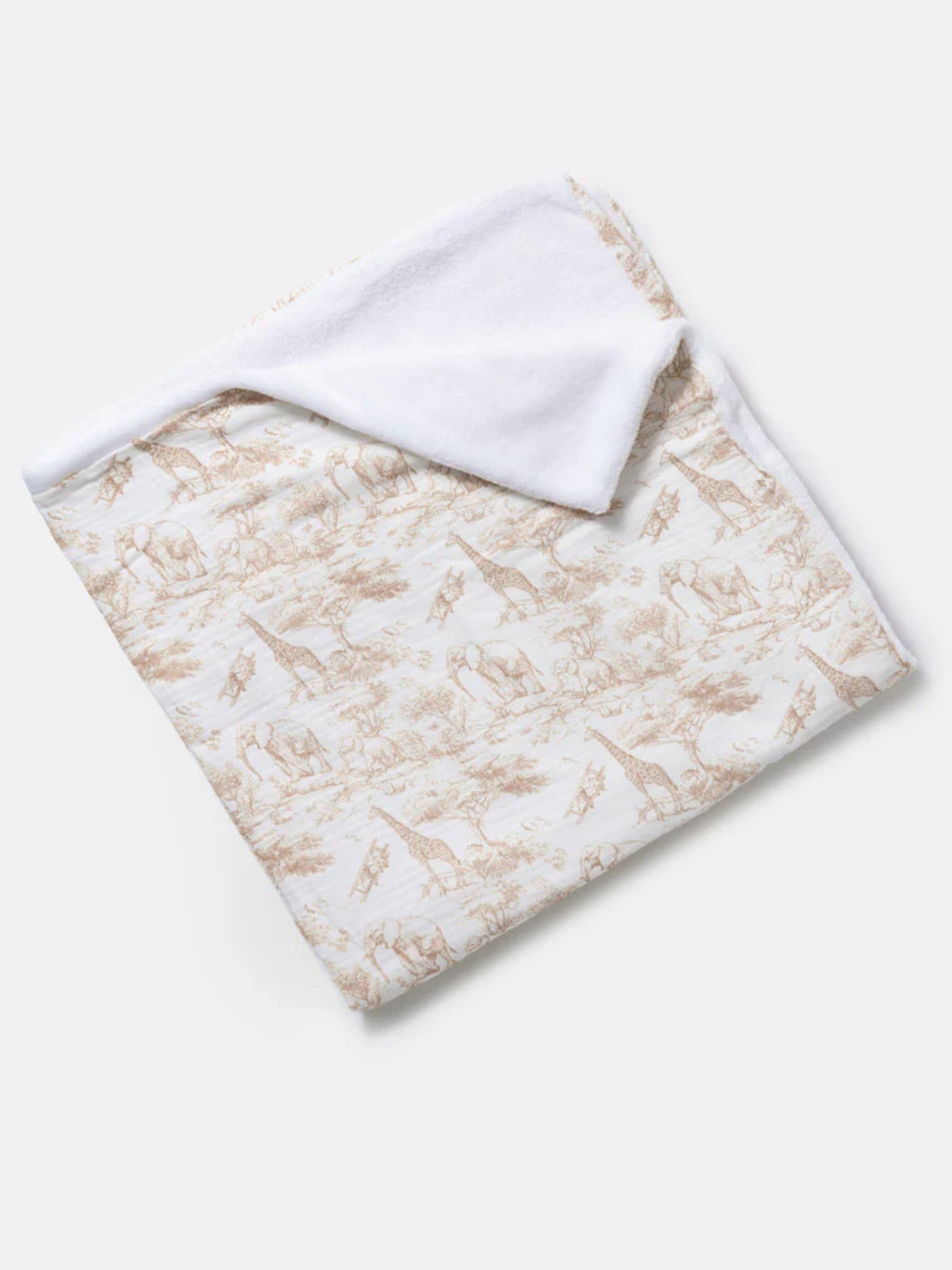 The Little Toile Natural Blanket - Rose & Albert