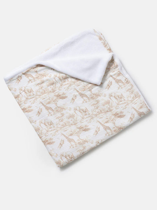 The Little Toile Natural Blanket - Rose & Albert