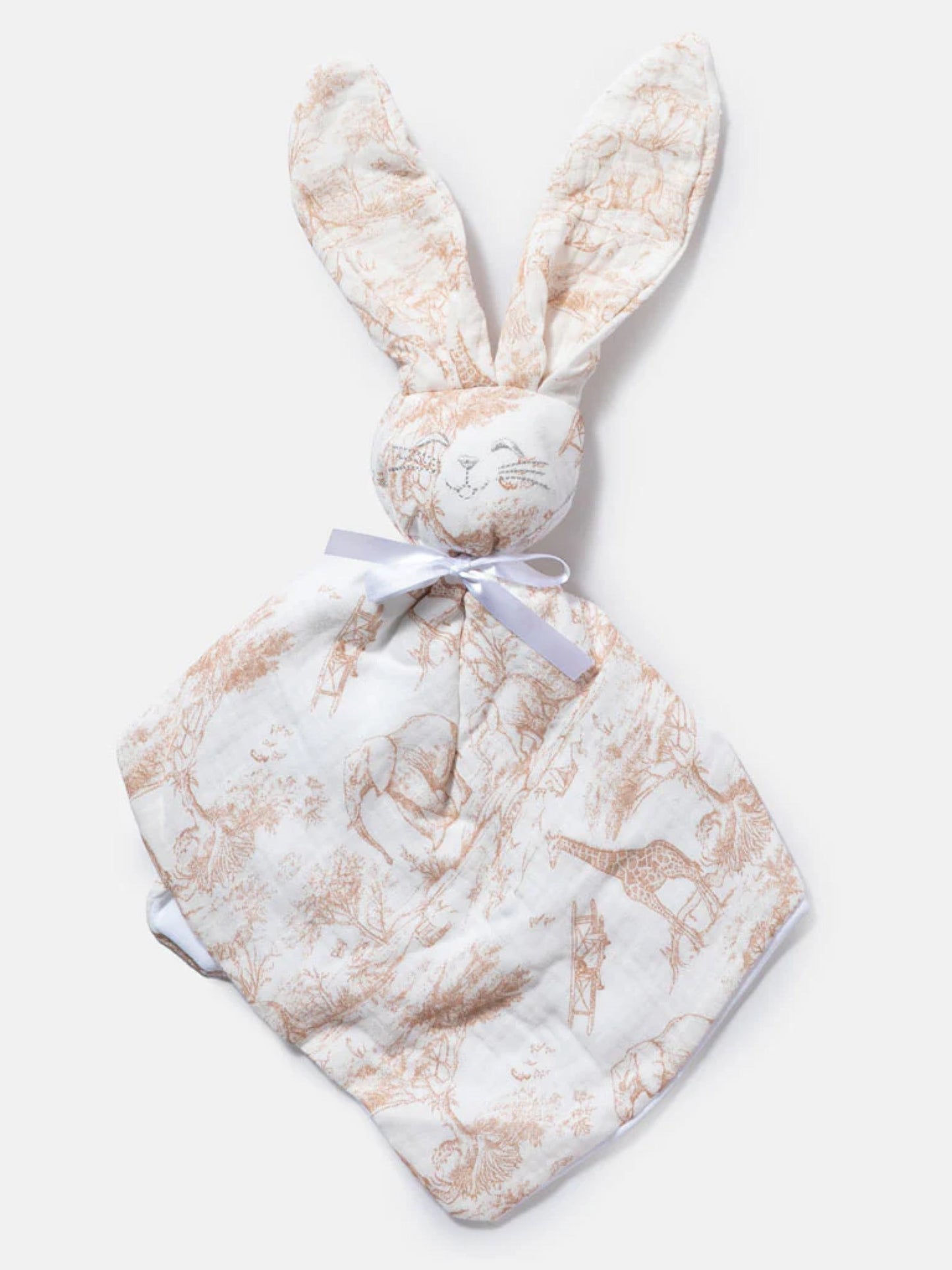 The Little Toile Natural Comforter Bunny - Rose & Albert