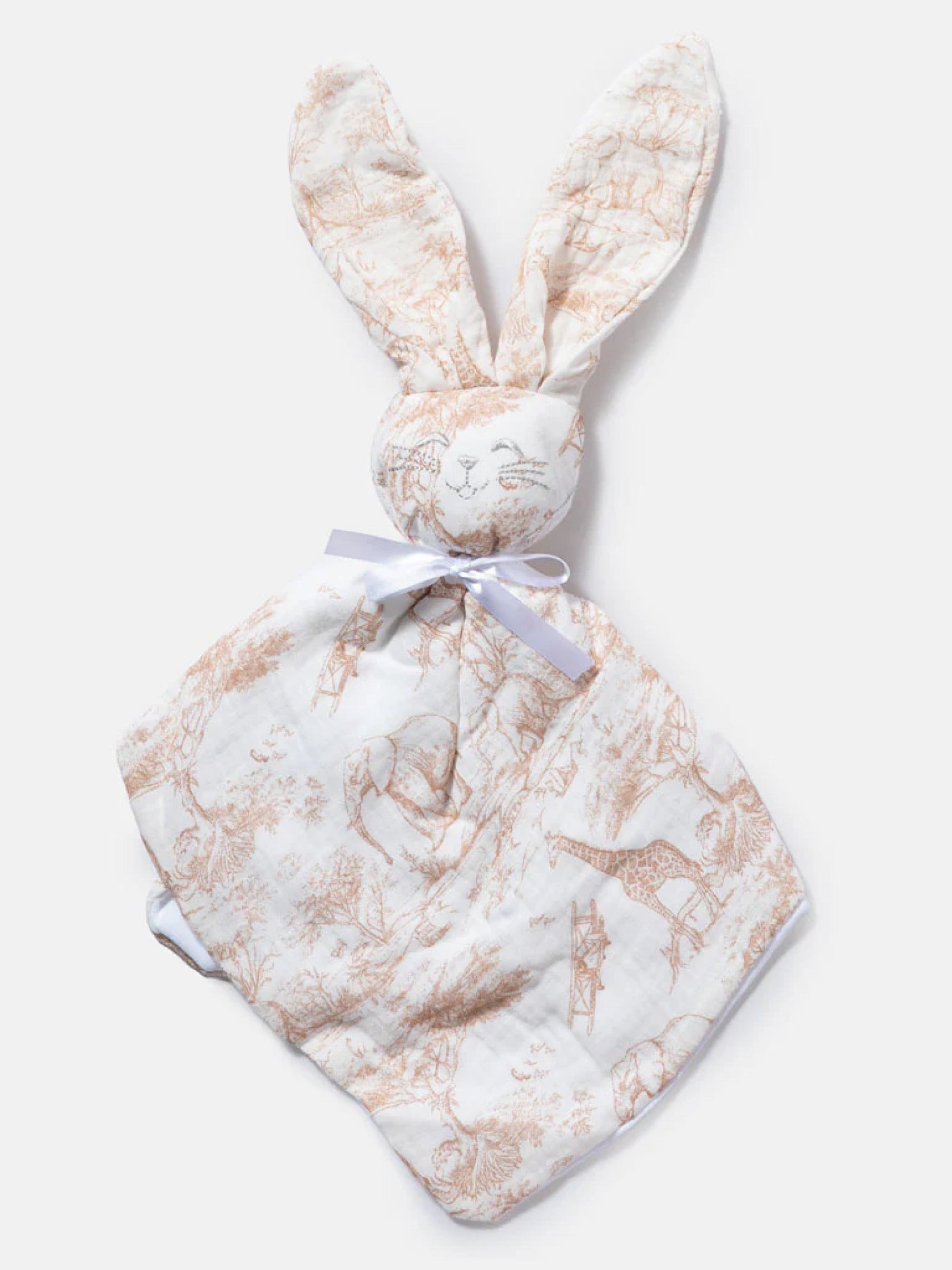 The Little Toile Natural Comforter Bunny - Rose & Albert