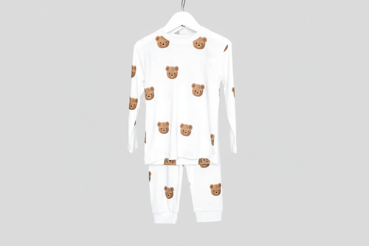Dreamy Bear Bamboo & Organic Cotton Two Piece Set Long Sleeve Pyjamas