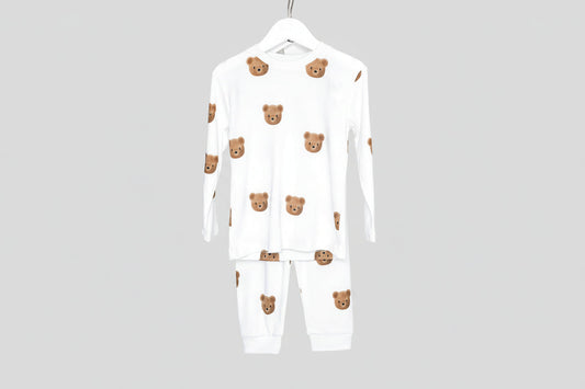 Dreamy Bear Bamboo & Organic Cotton Two Piece Set Long Sleeve Pyjamas