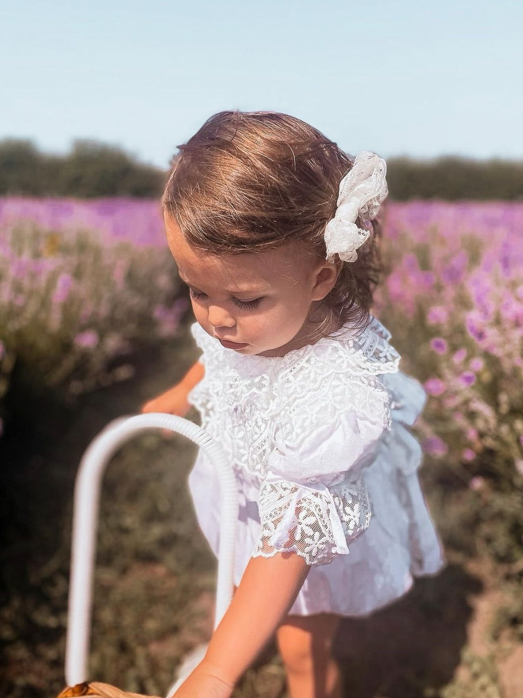 Petite Maison Kids Katherine embroidered linen romper - Rose & Albert