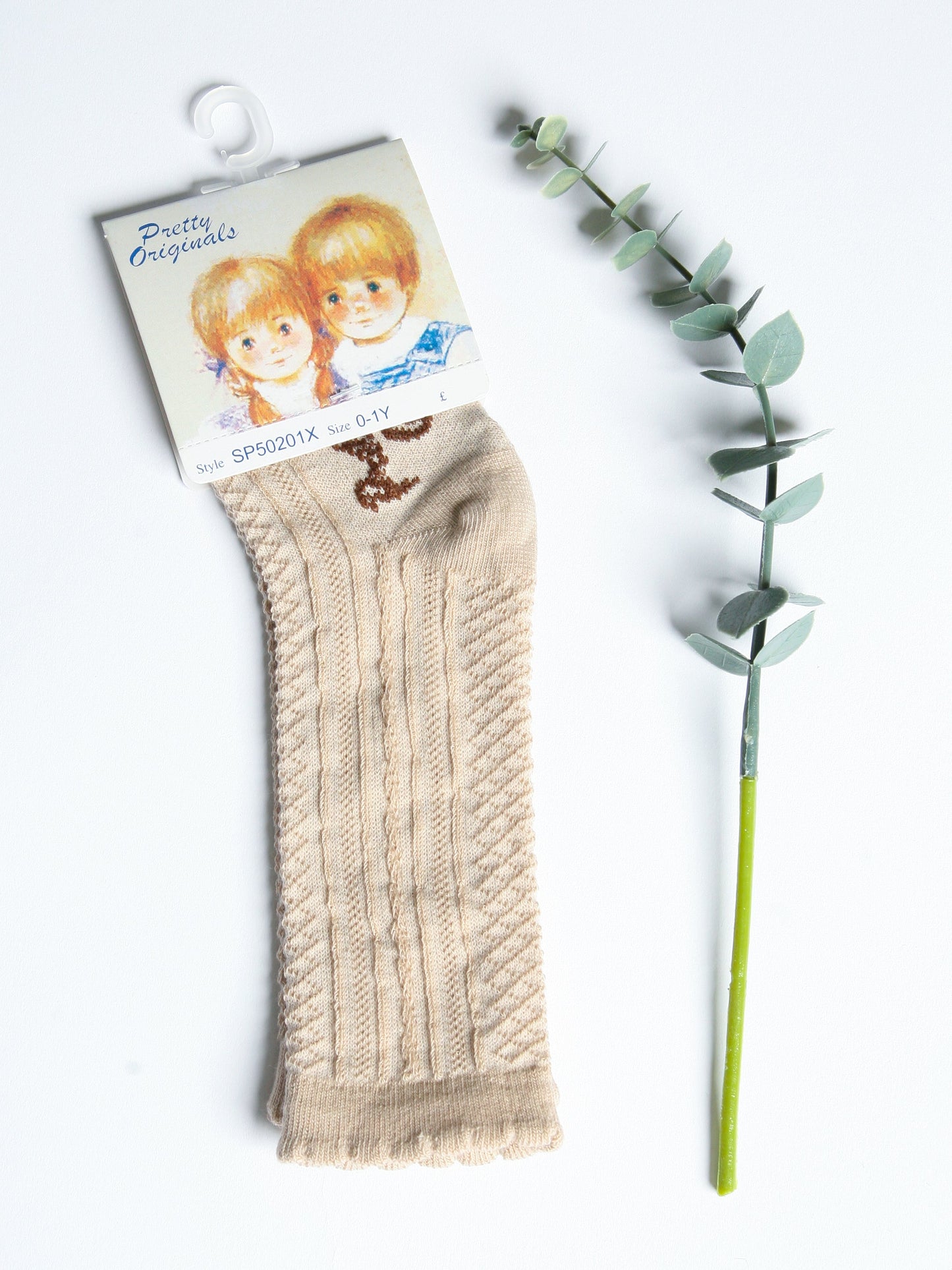 Pretty Originals Camel Patterned Knee Socks - Rose & Albert