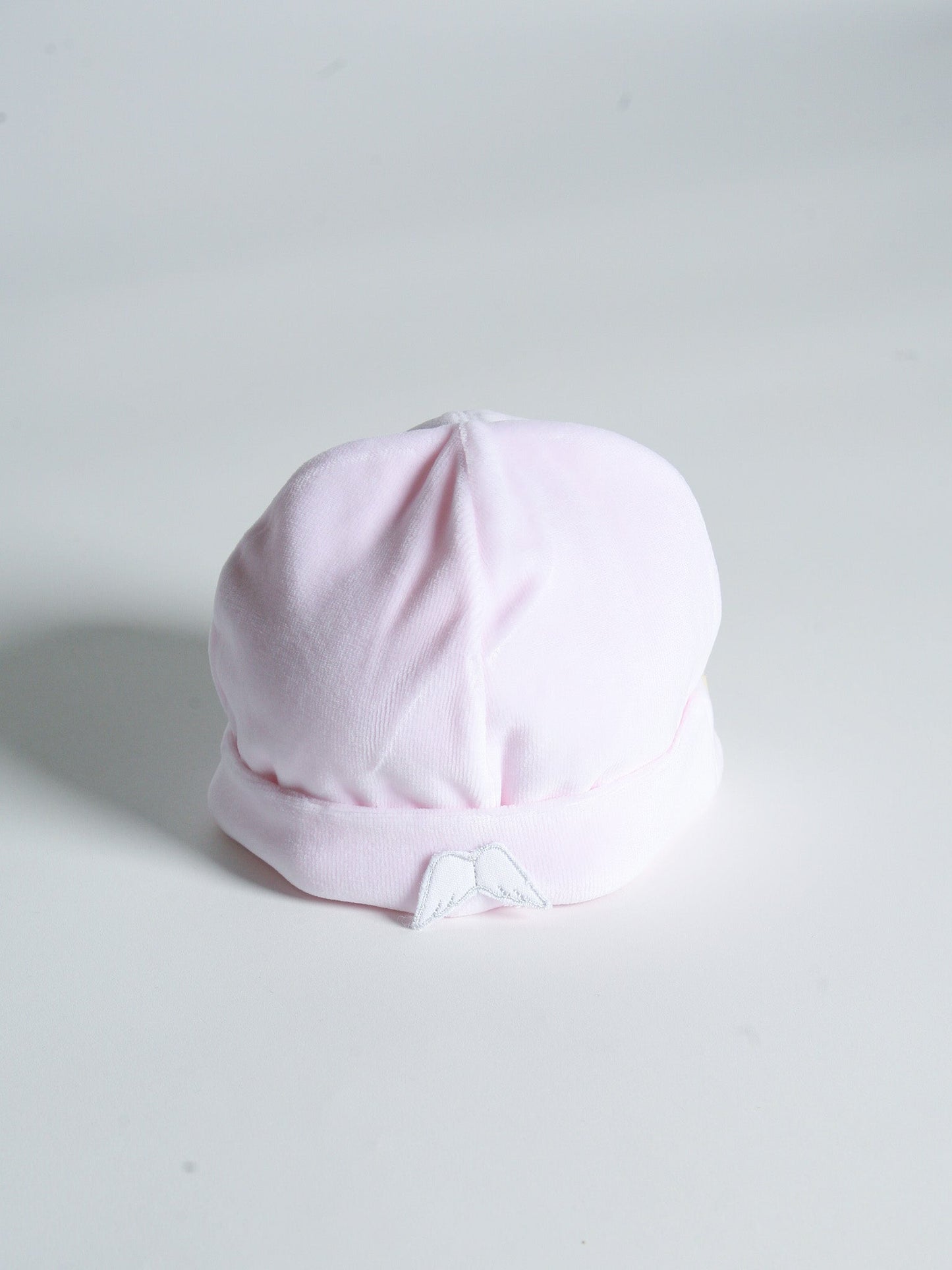 BabyGi Pink Velour Beanie - Rose & Albert