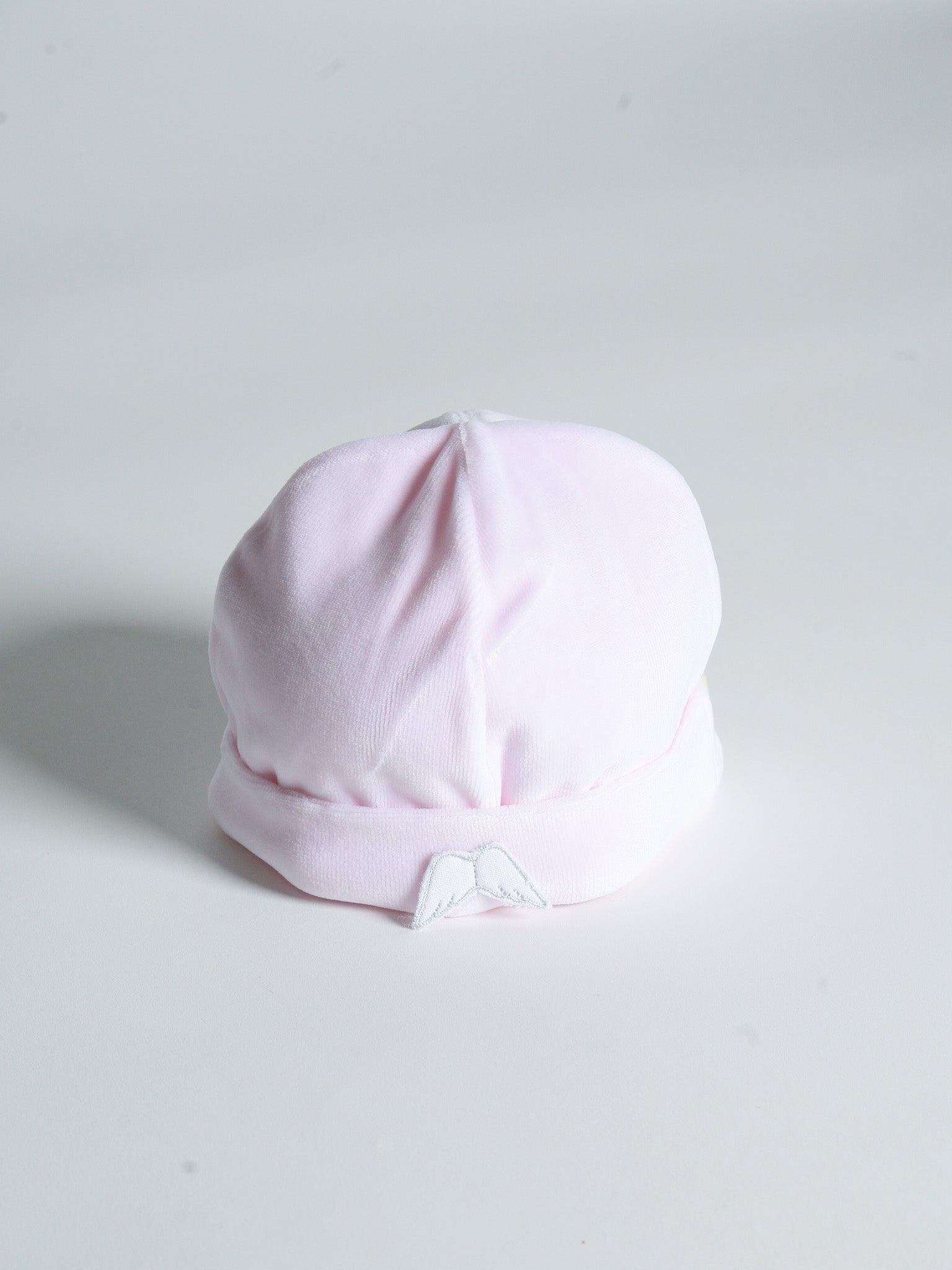 BabyGi Pink Velour Beanie - Rose & Albert