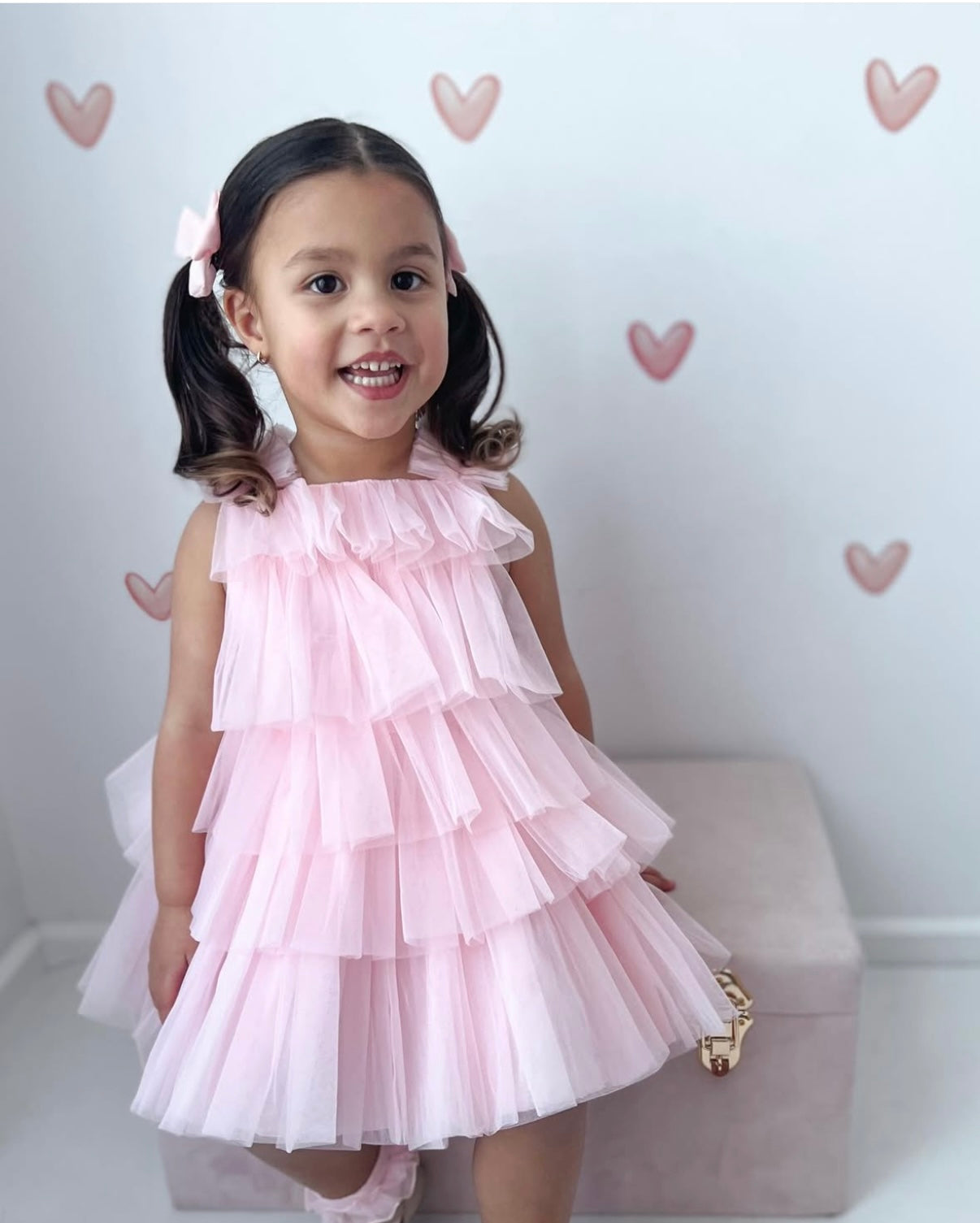 'Lovella' Tulle Romper - Rose & Albert