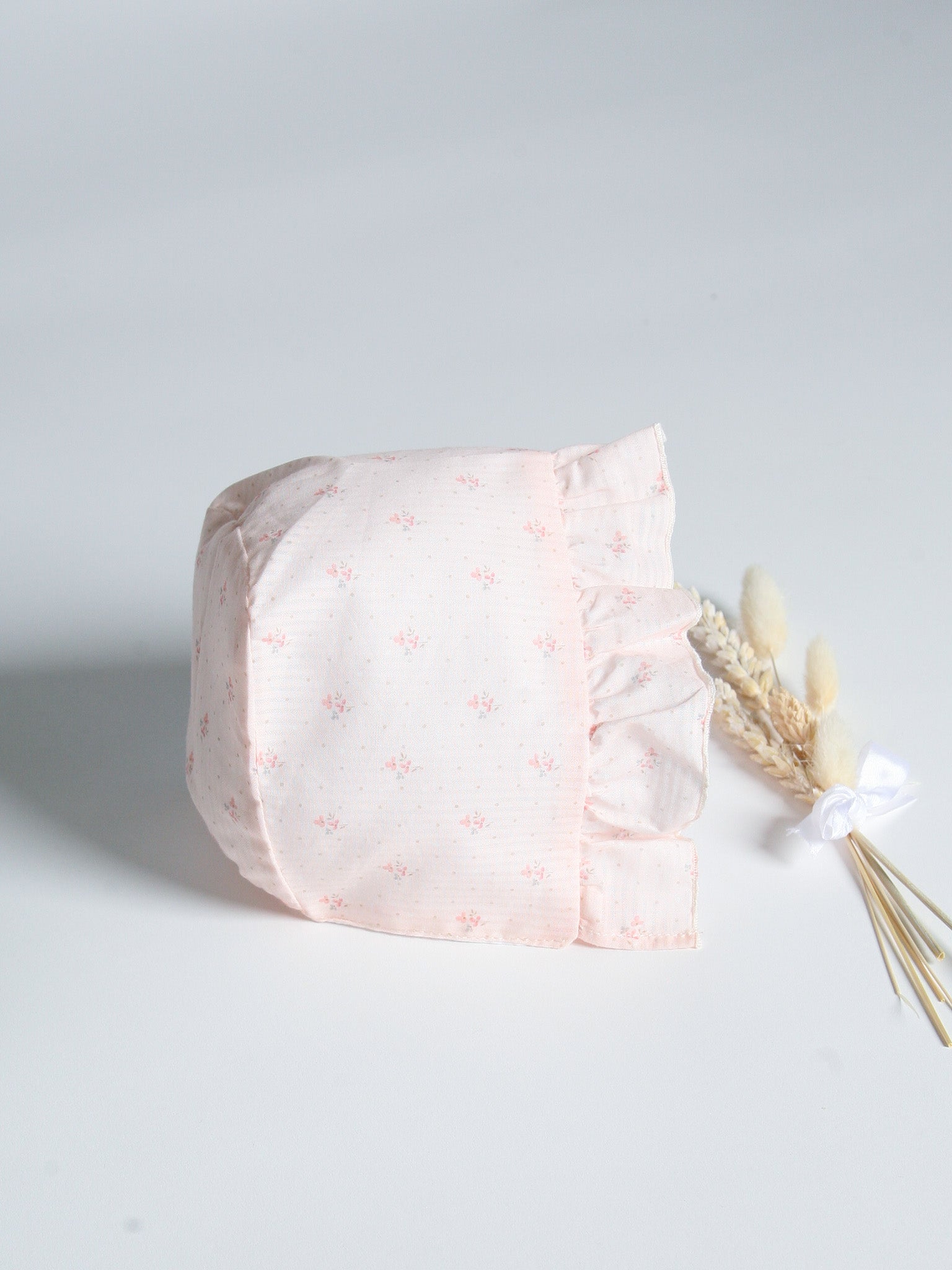 BabyGi Pink Bow Bonnet - Rose & Albert