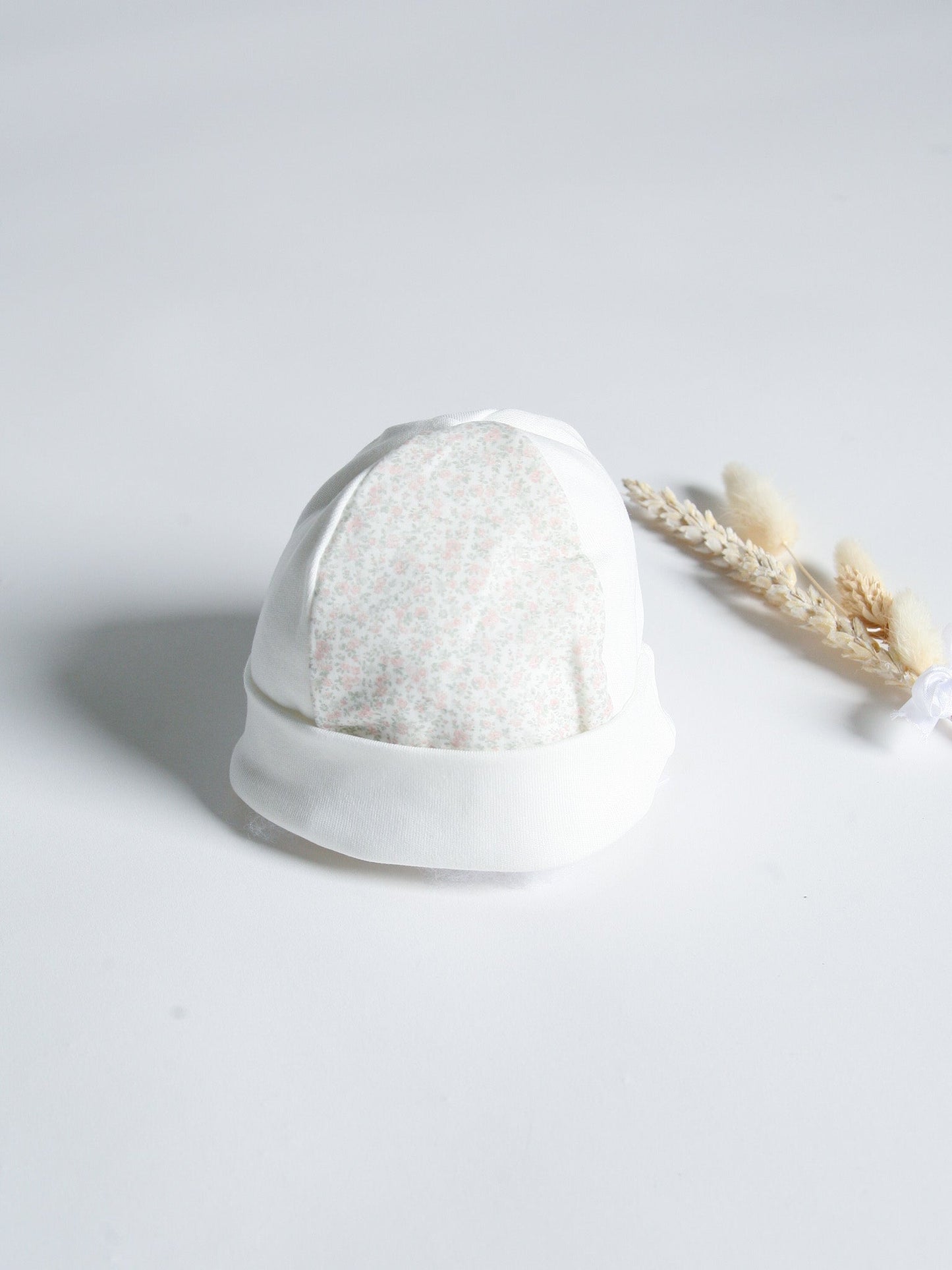 BabyGi Liberty Print Velour Beanie - Rose & Albert