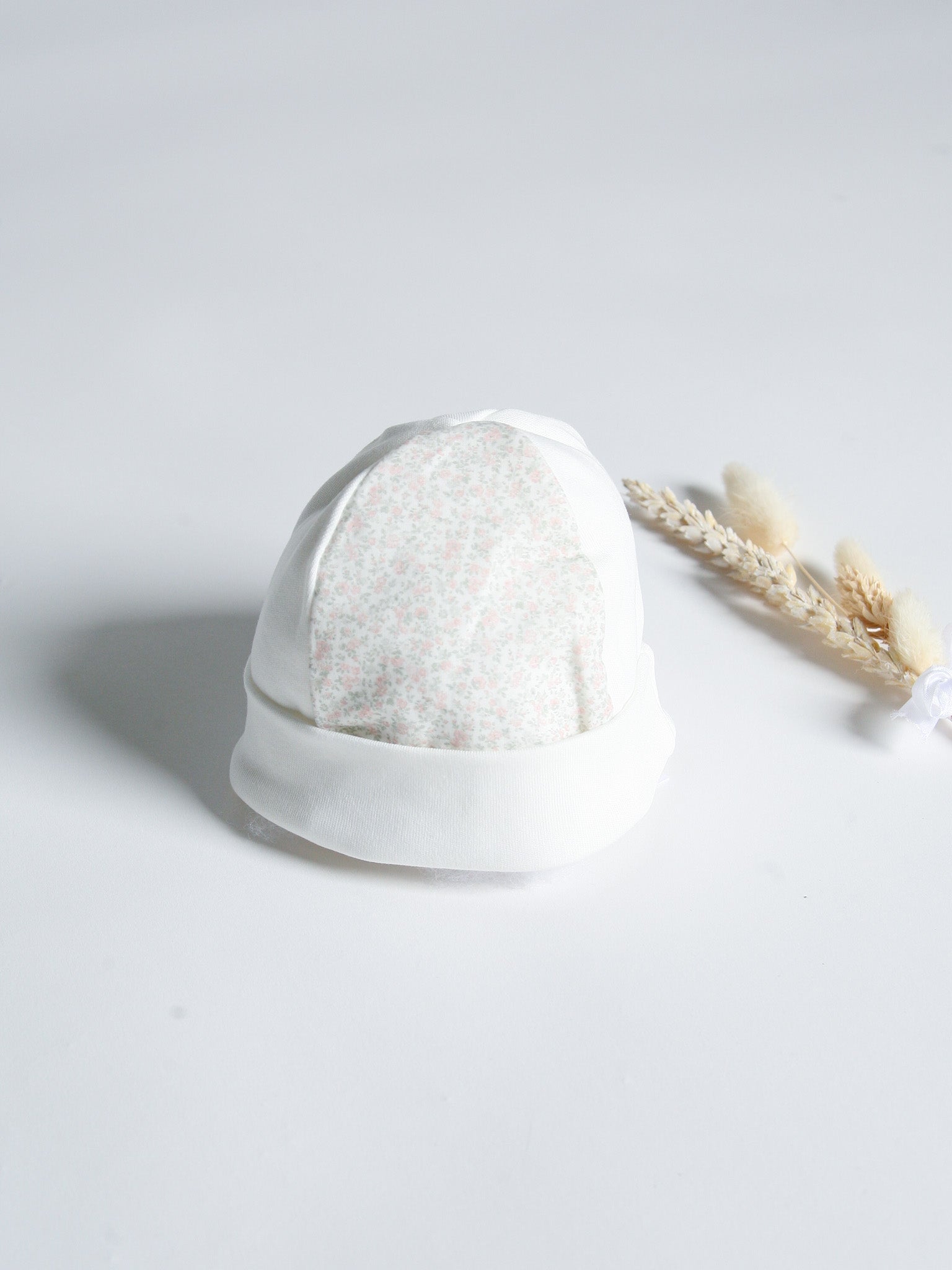 BabyGi Liberty Print Velour Beanie - Rose & Albert