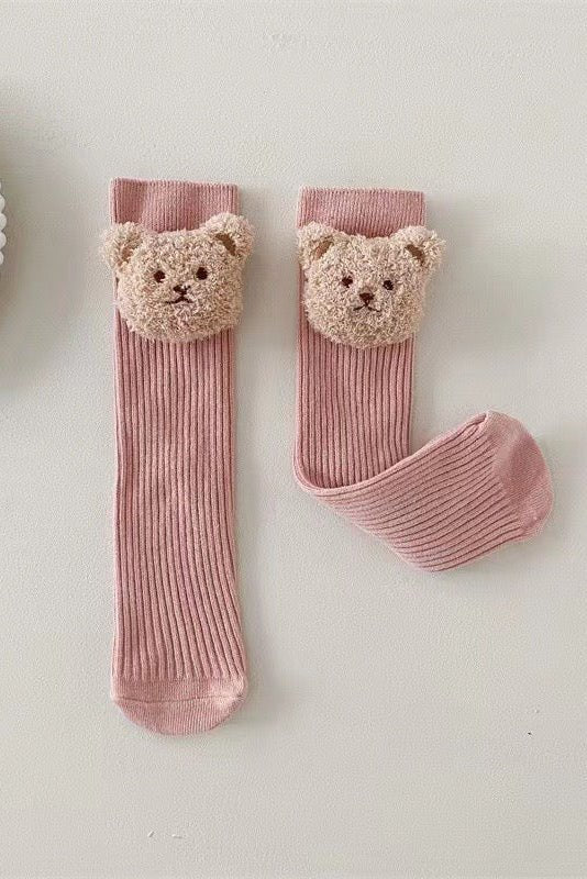 The Bear Knee Socks - Cozy Crew Club