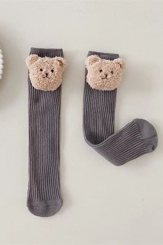 The Bear Knee Socks - Cozy Crew Club