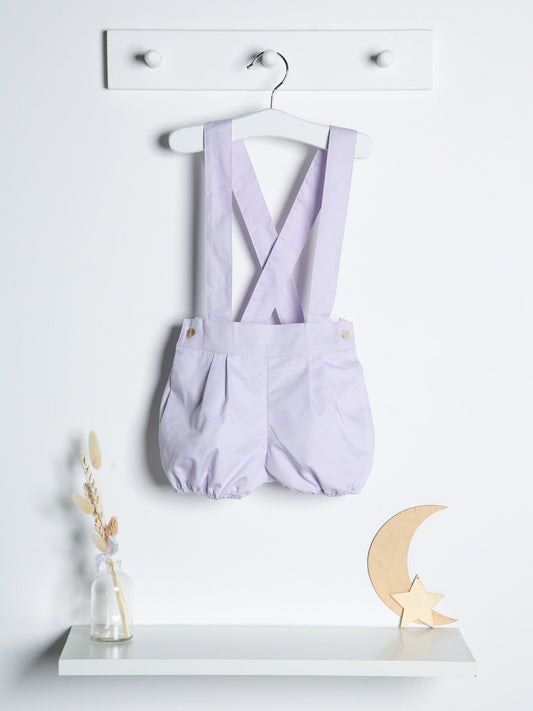 'Joshua' lilac dungaree