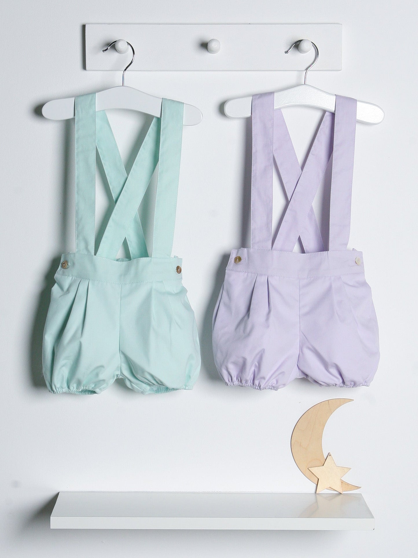 'Joshua' mint green dungaree - Rose & Albert