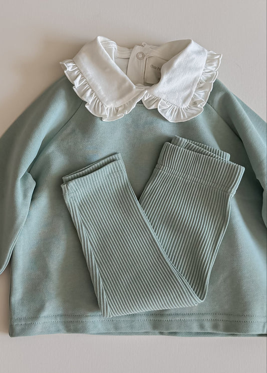 Ribbed Leggings - Mint