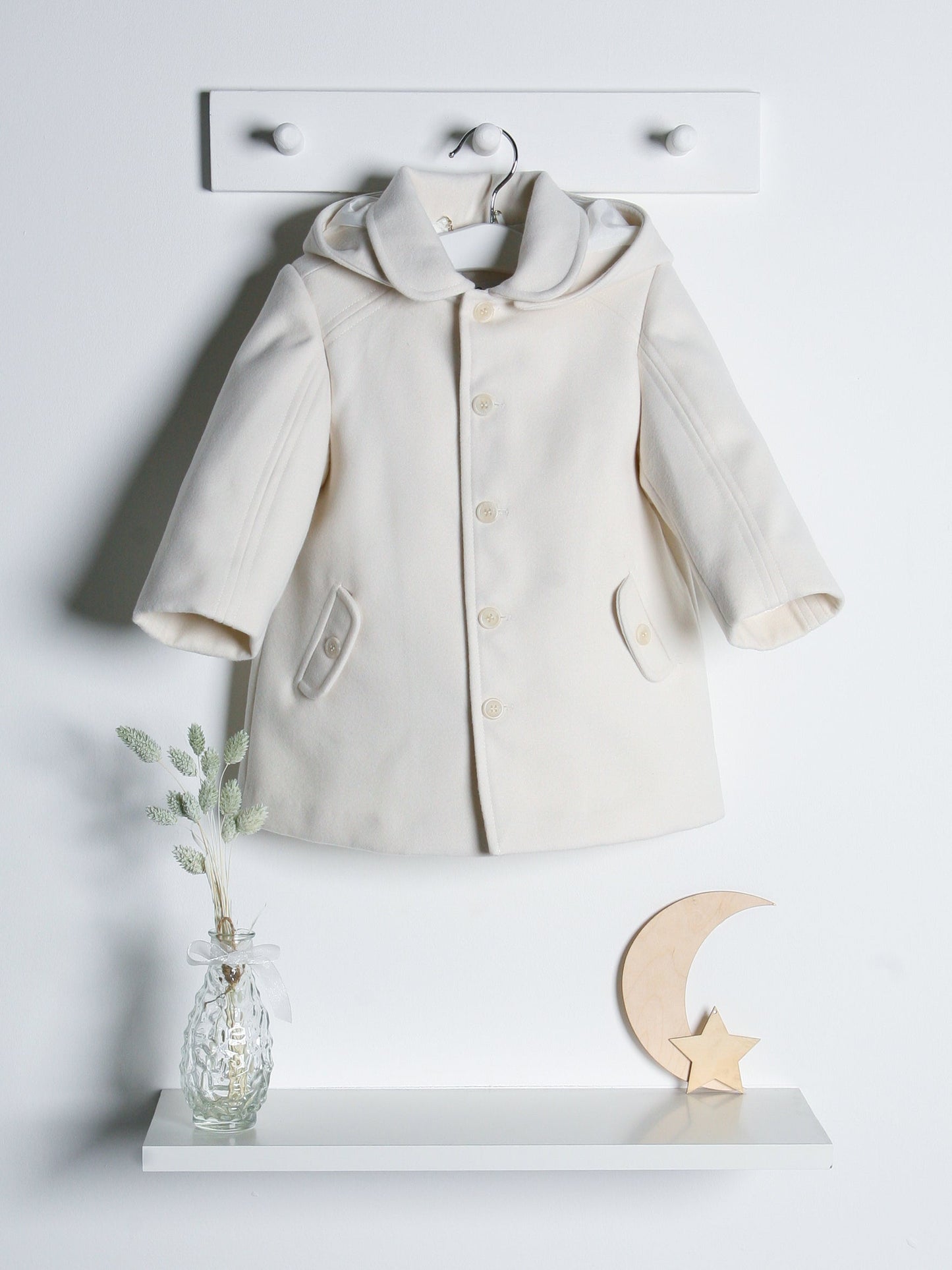 Sarah Louise Ivory Traditional Coat - Rose & Albert