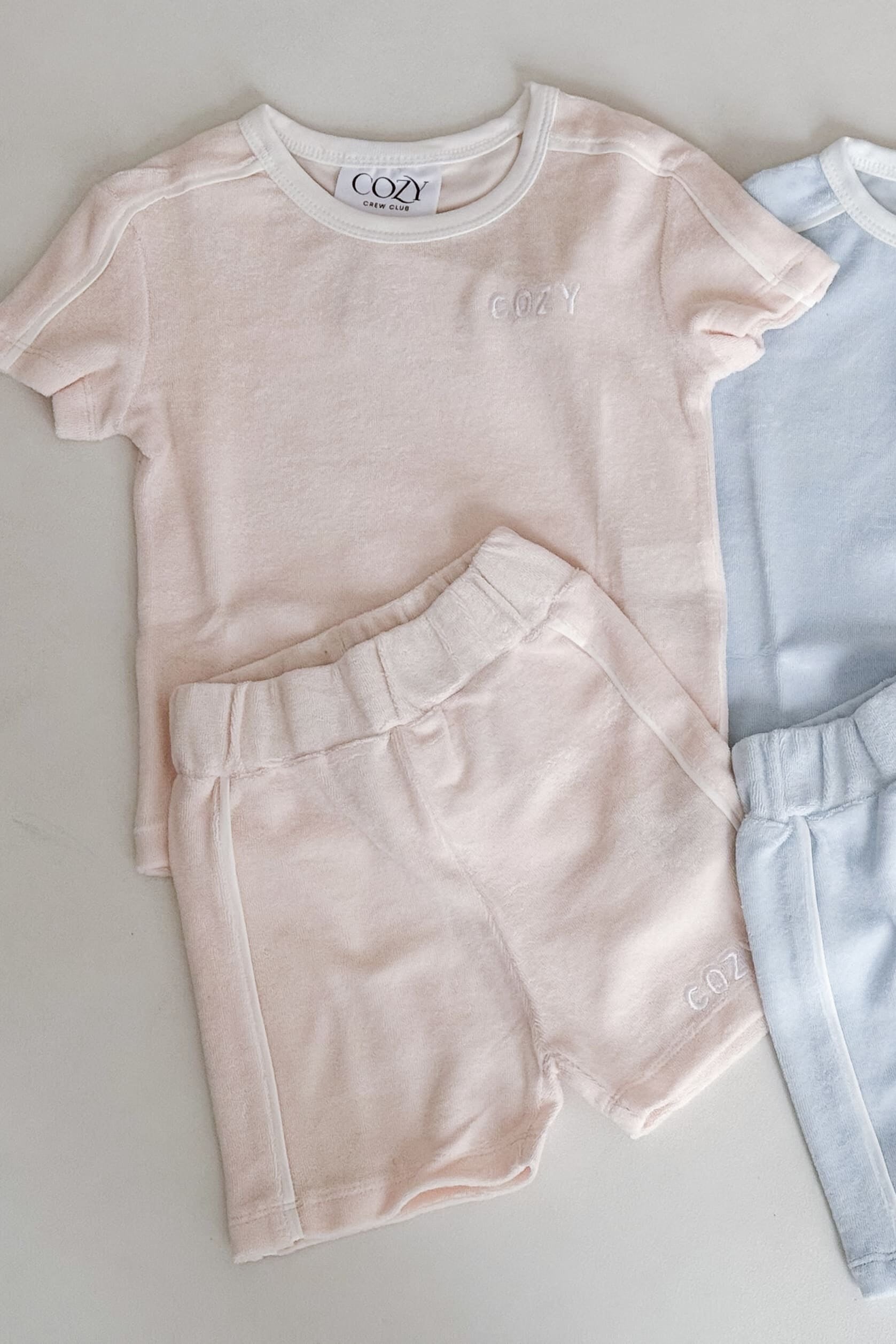 Mini COZY Terry Towelling Tee - Pink Cozy Crew Club Outfit Sets mora-uk.myshopify.com terry-toweling-tshirt-mustard   5POUND, All Products, BFCM-60, BFCM20, CHRISTMAS20, easter50, Holiday Inn, resort club collection, SSSALE2550, terry, TOPS, ultracozy, whatnot, wholesale, wholesale-int, WINTER80