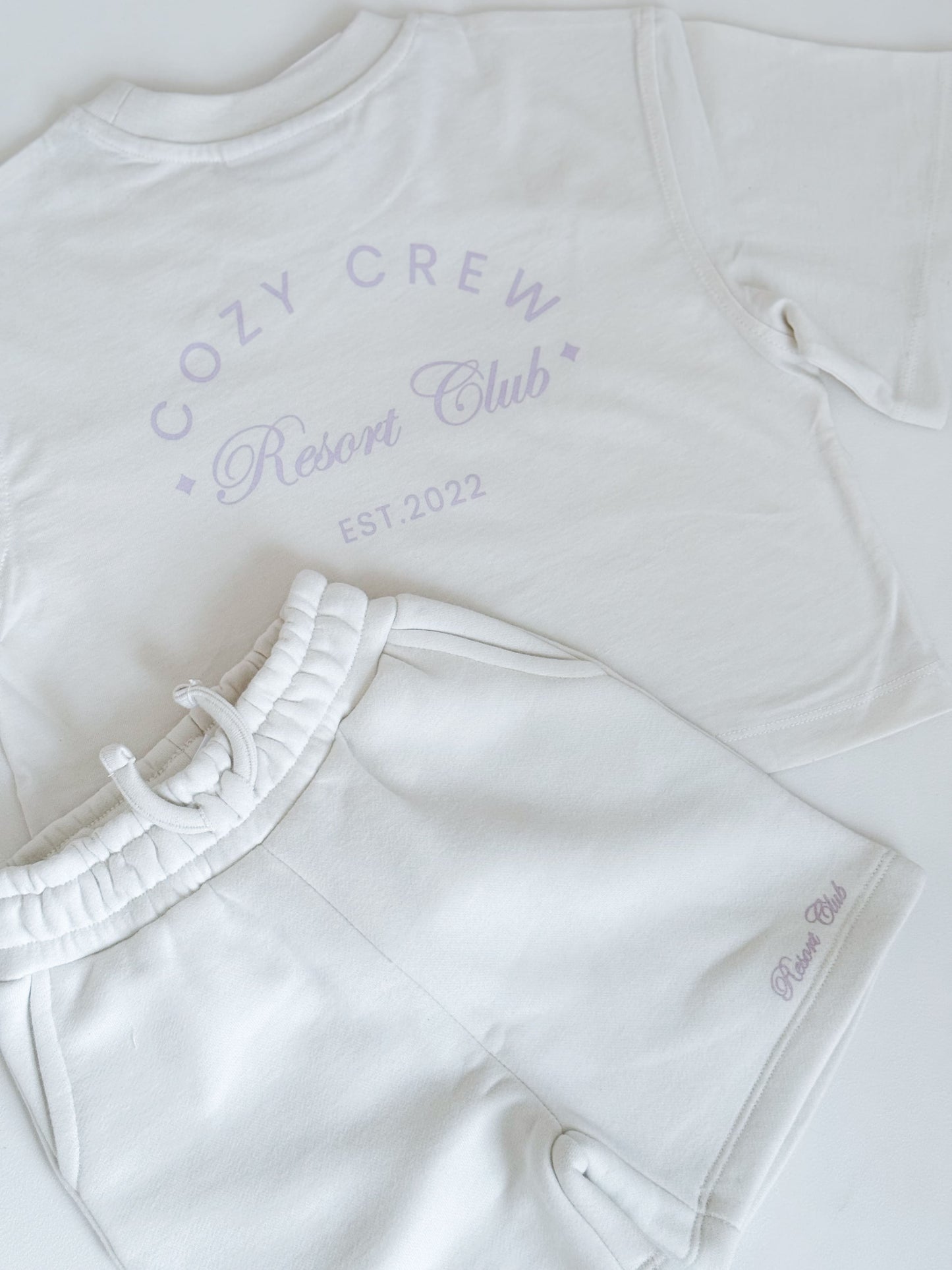 Mini Cozy Crew Resort Club Shorts - Snow White Cozy Crew Club Outfit Sets mora-uk.myshopify.com cozy-crew-resort-club-shorts-snow-white   5POUND, All Products, BFCM-60, BFCM20, BOTTOMS, CHRISTMAS20, easter50, Holiday Inn, nonpersonalised, PADDY33, resort club collection, shorts, SSSALE2550, ultracozy, whatnot, wholesale, wholesale-int, WINTER80