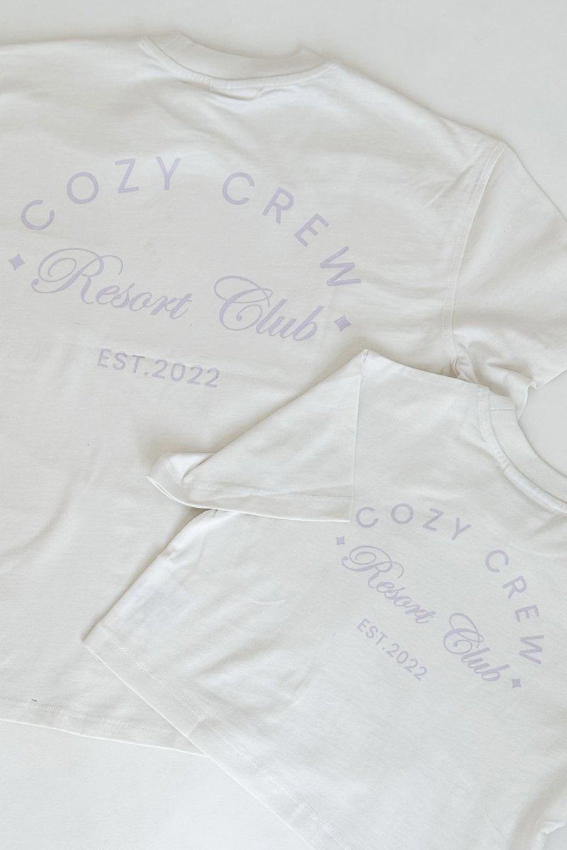 Adult Cozy Crew Resort Club Tee - Snow White Cozy Crew Club T-Shirts mora-uk.myshopify.com adult-cozy-crew-resort-club-tee-snow-white   5POUND, adult, All Products, BFCM-60, BFCM20, CHRISTMAS20, easter50, nonpersonalised, PADDY33, resort club collection, SSSALE2550, TOPS, ultracozy, wholesale, wholesale-int, WINTER80
