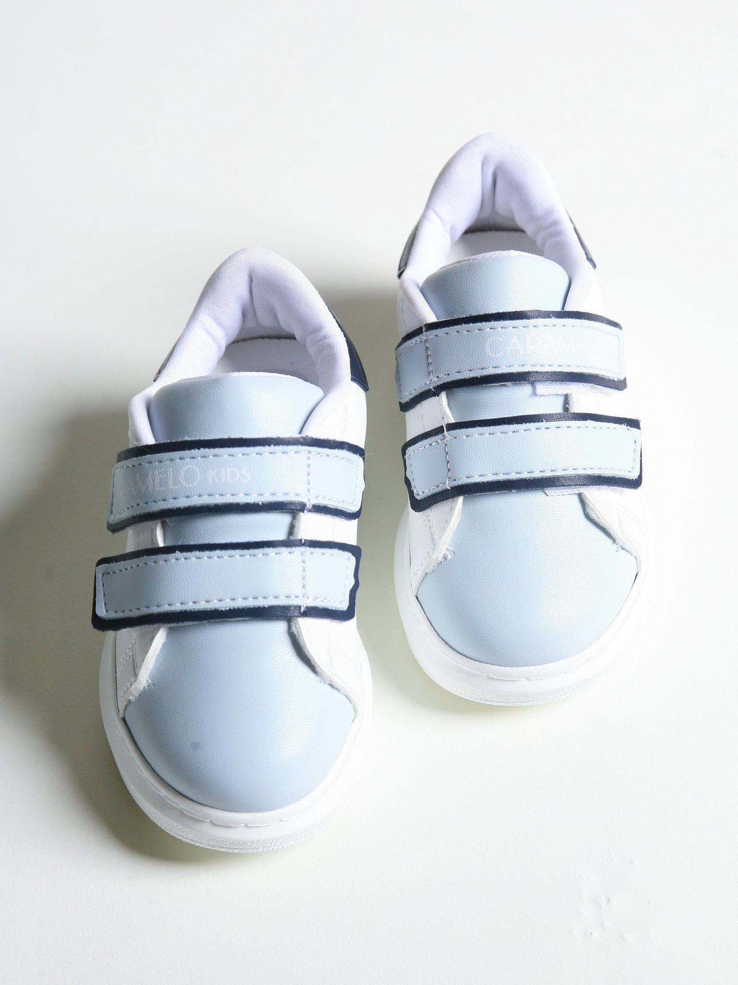 Caramelo Kids Contrast Strap Trainers in White