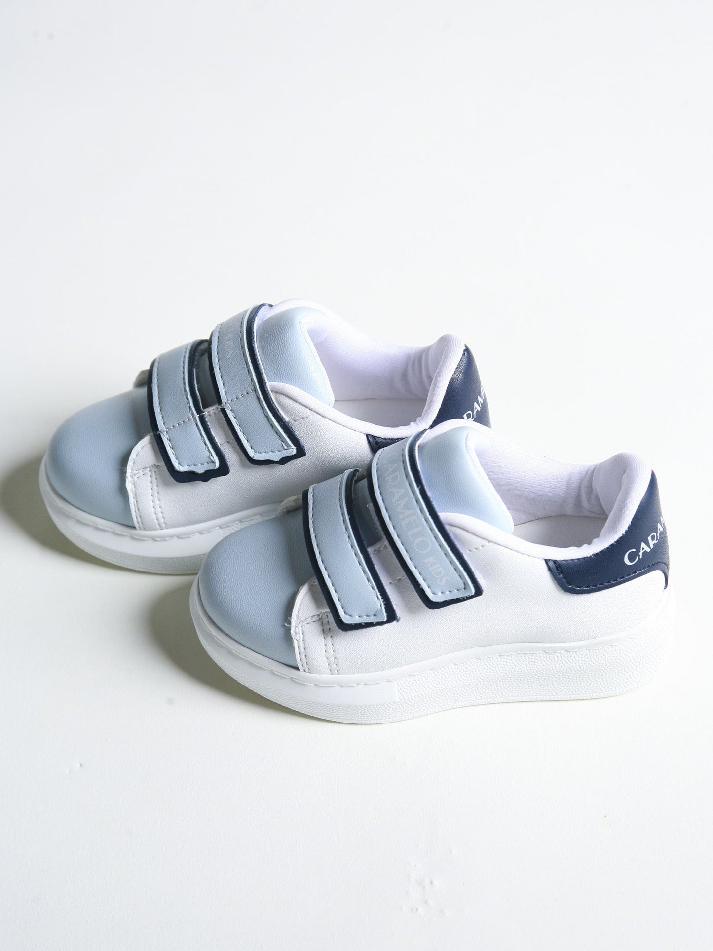 Caramelo Kids Contrast Strap Trainers in White
