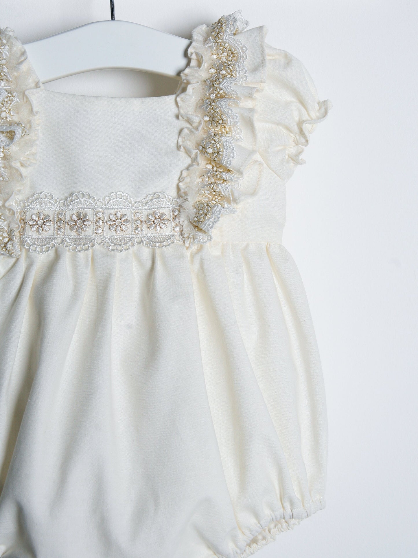 Rose & Albert Premium Collection Ivory Romper - Rose & Albert