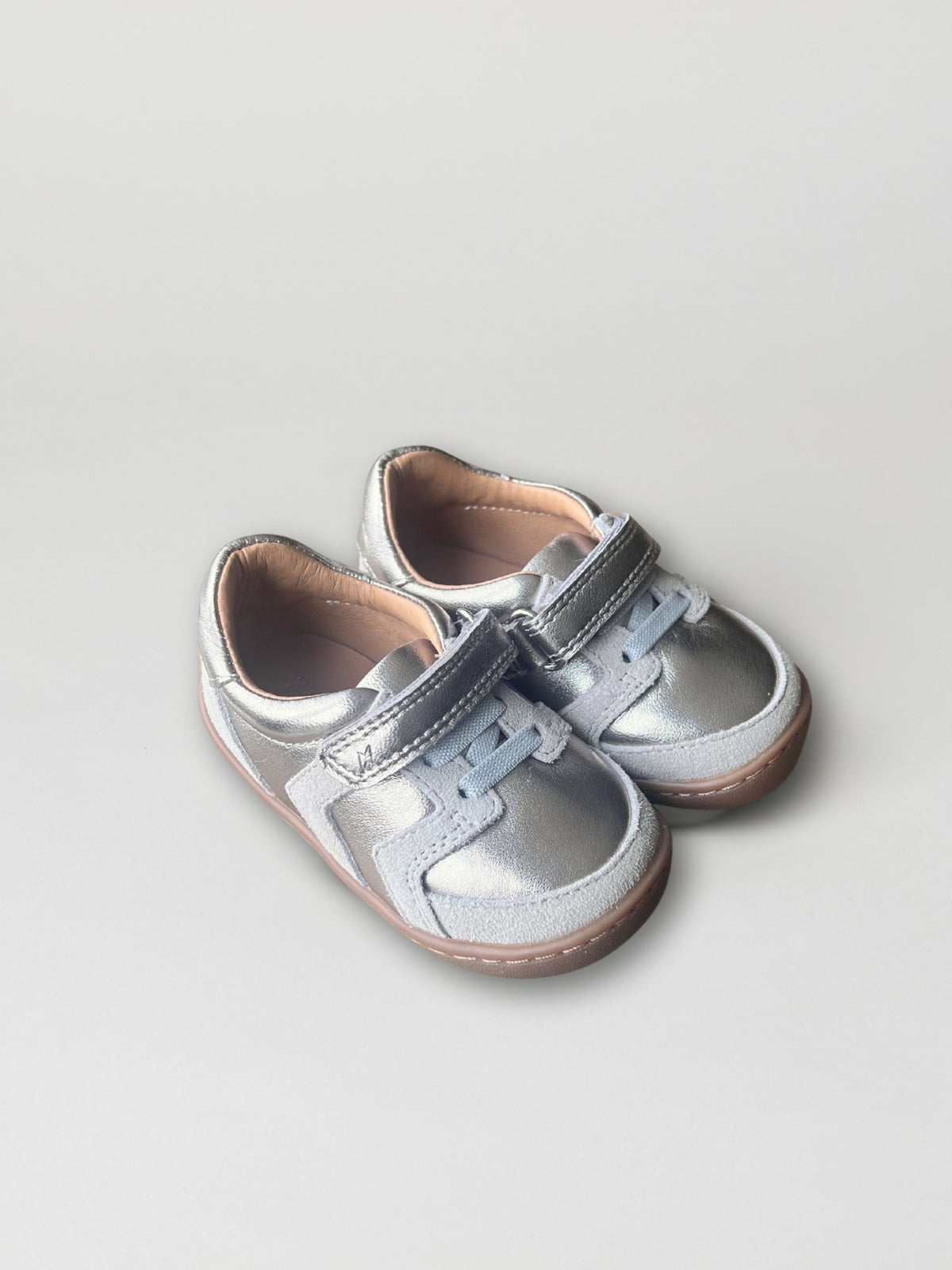 Jett Infant Barefoot Shoe Metallic Pewter