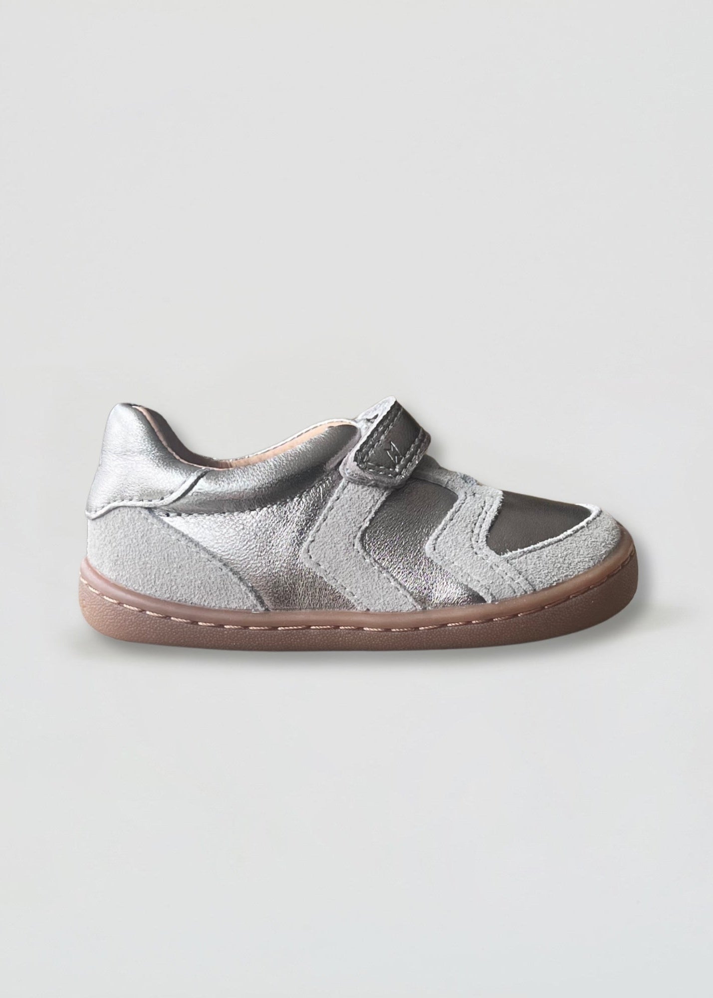 Jett Infant Barefoot Shoe Metallic Pewter