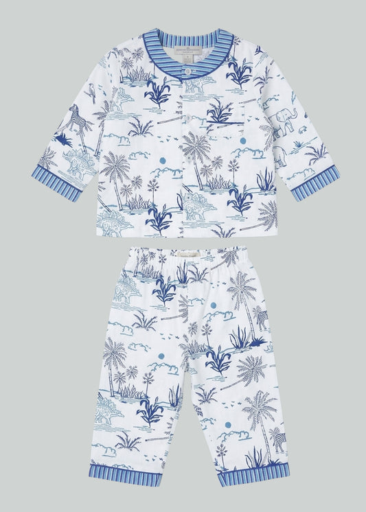 Jurassic Landscape Organic Cotton Baby Pyjama Set
