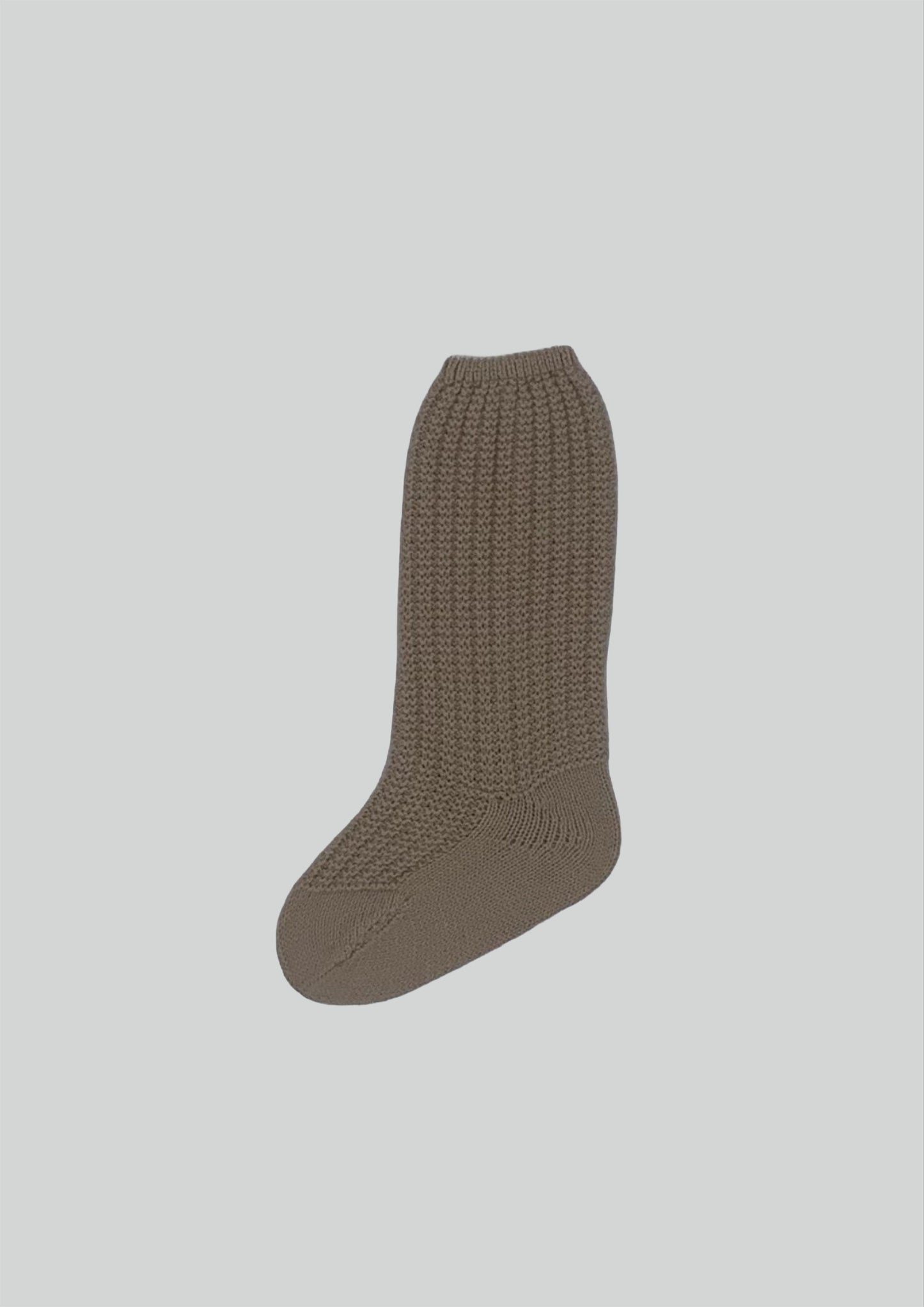 Rahigo Camel Knitted Socks in Brown