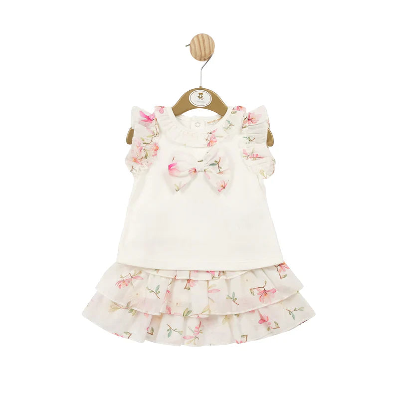 Mintini soft floral skirt set - Rose & Albert