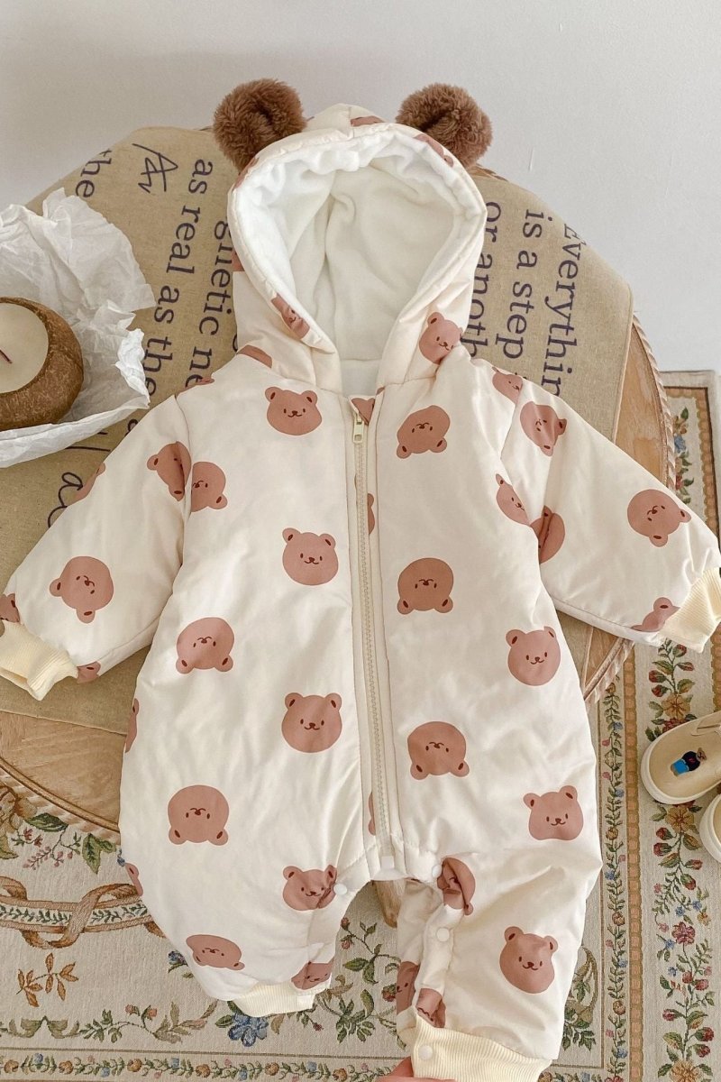 Bear 23 Lightweight Puffer Jacket - Cozy Crew Club