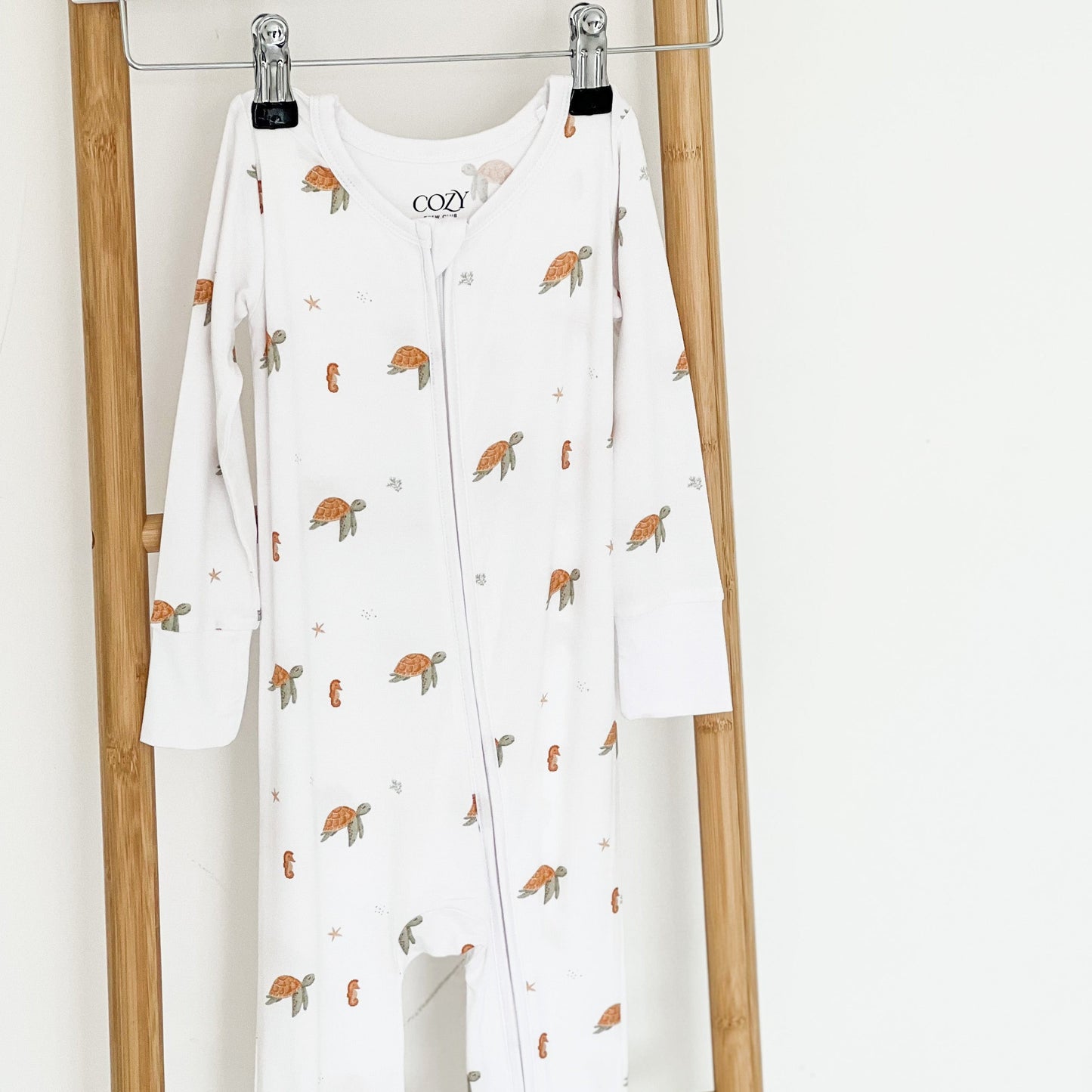 Ocean Bamboo Zip Sleepsuit One Piece