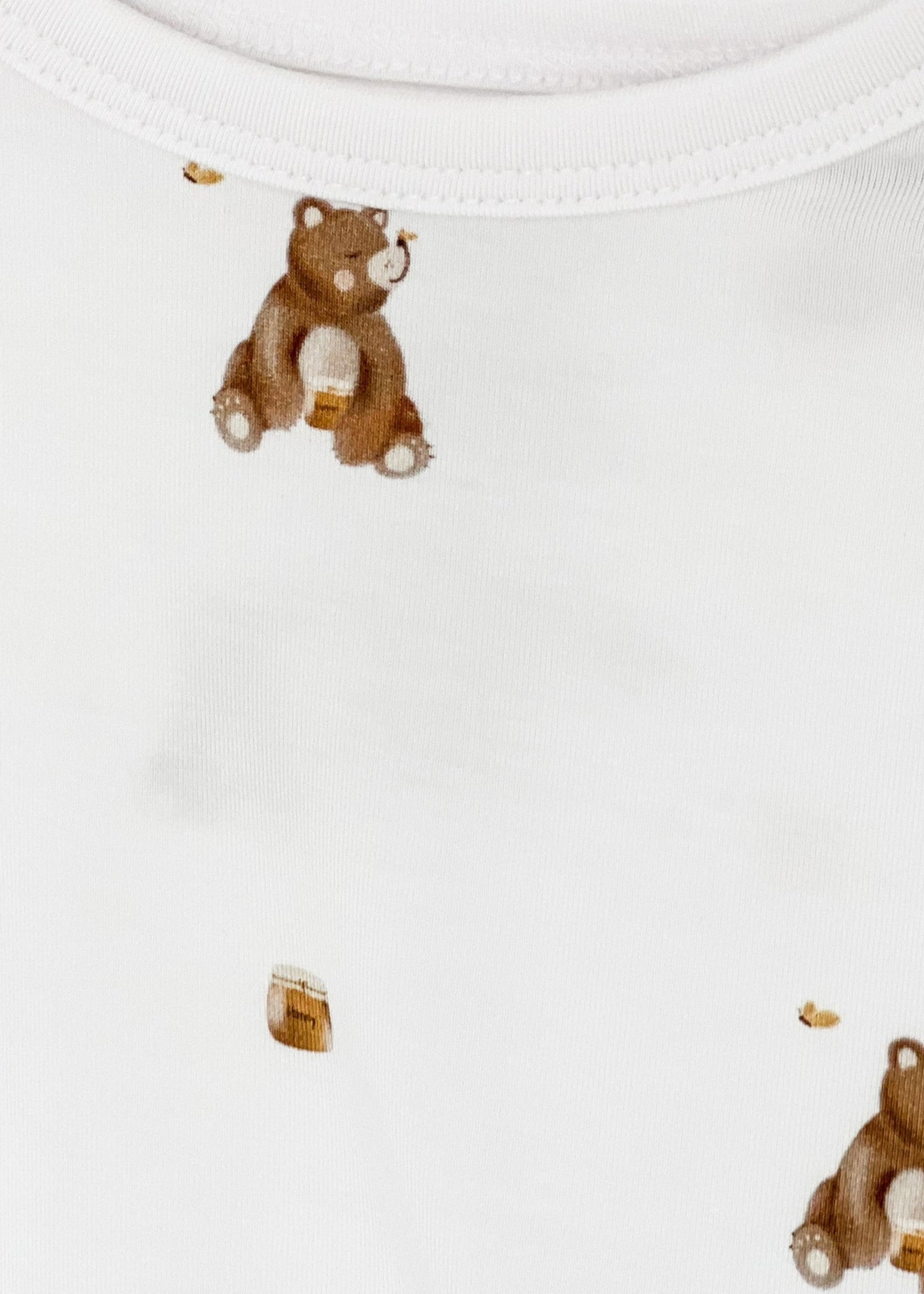 Bear Bamboo Two Piece Set Long Sleeve Pyjamas