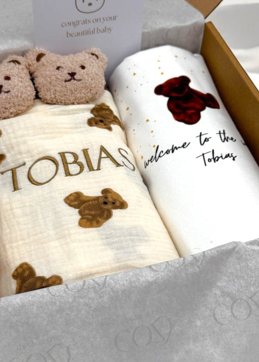 The Cozy Bear Personalised Gift Box