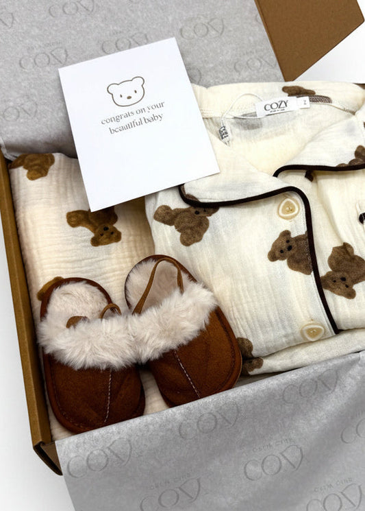 The Cozy Bedtime Bear Personalised Gift Box