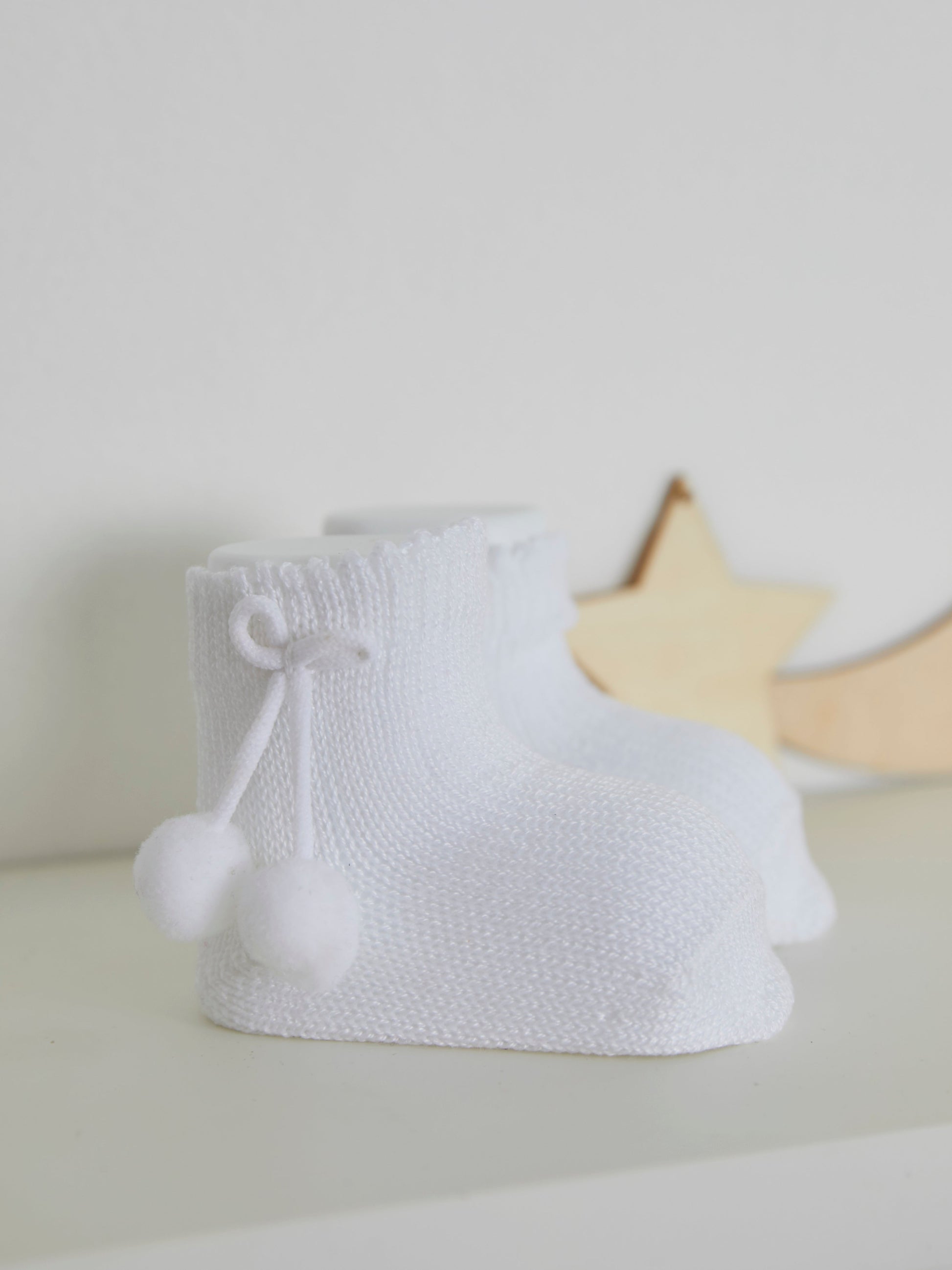 Carlomagno pom pom ankle socks - Rose & Albert
