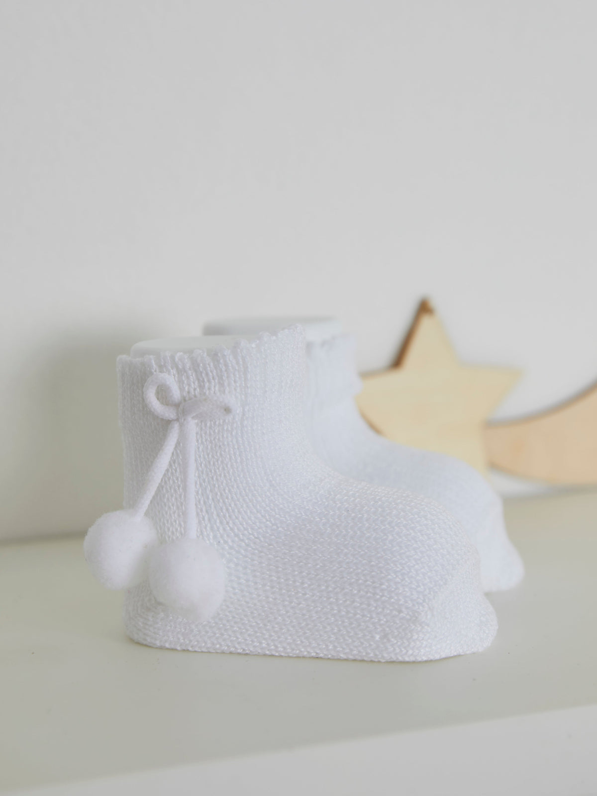 Carlomagno pom pom ankle socks - Rose & Albert